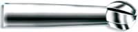 Caulk Super Bur FG #2 Round Carbide Bur, Friction Grip, Clinic Pack of 100 - Caulk Super Bur FG 2 100/Pk - Image 1