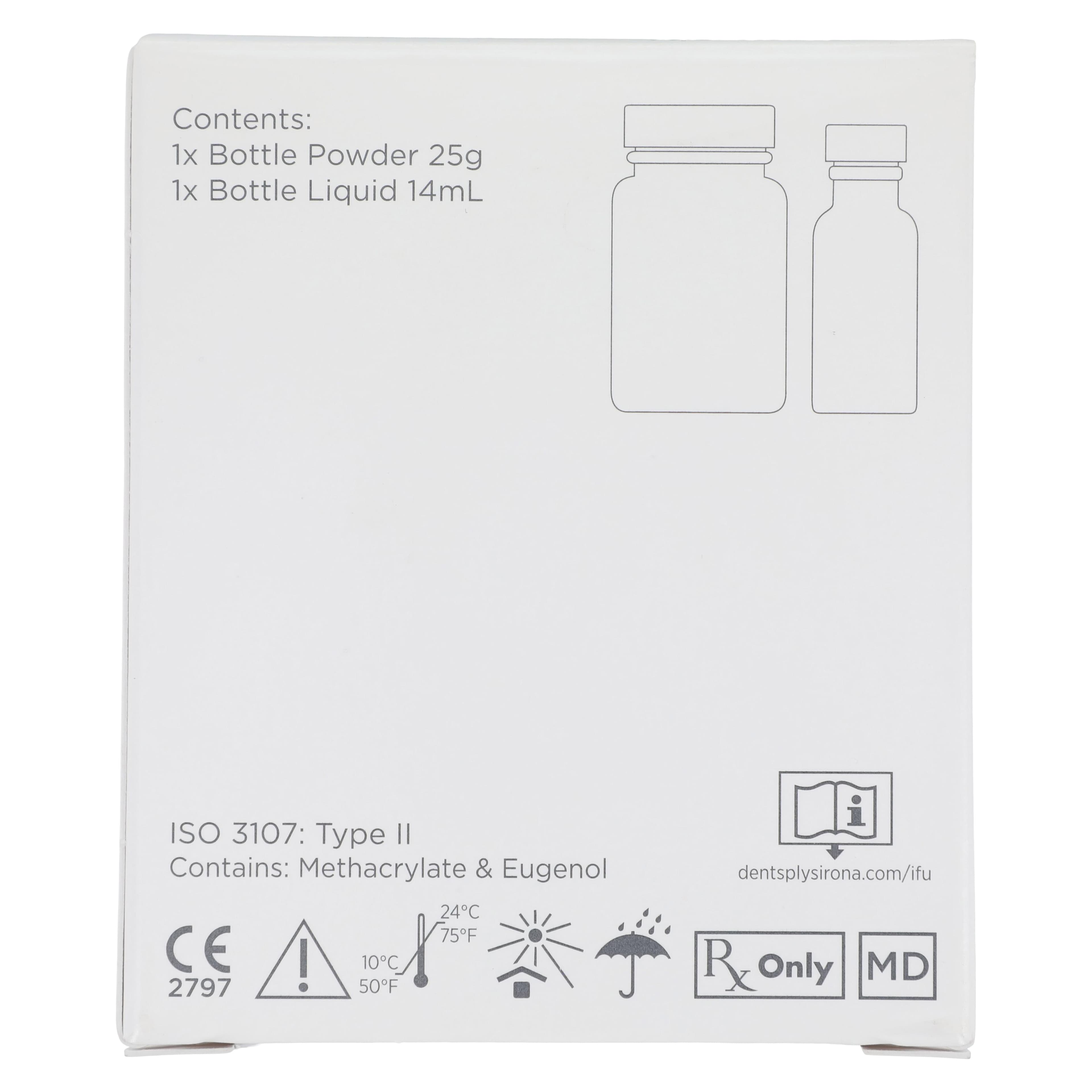 ZOE B&T Base and Temporary Filling Material, Standard Package (25 g Powder & 14 ml Liquid), 610103 thumbnail 7