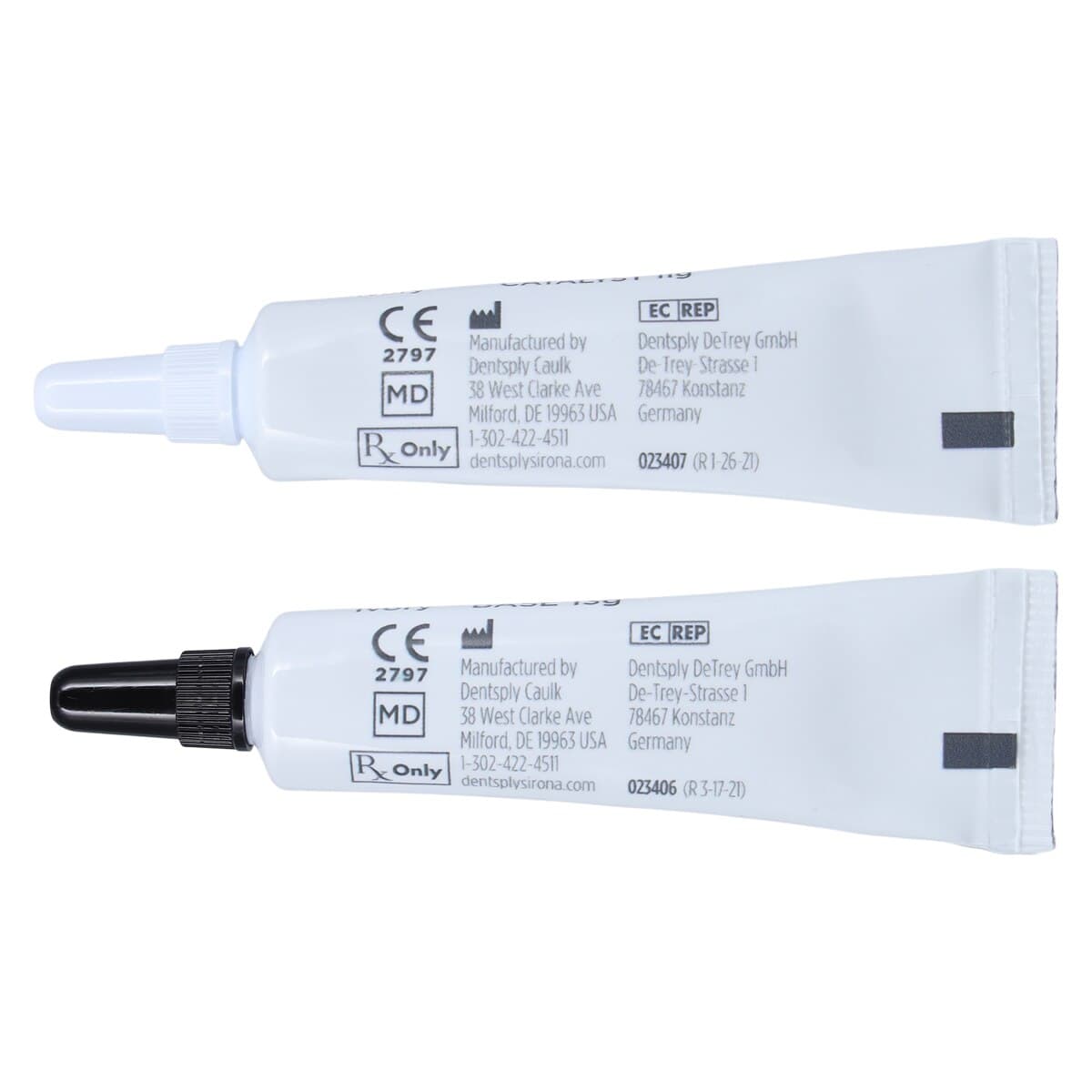 Dycal Radiopaque Calcium Hydroxide Cavity Liner, Ivory, 6-Pack (6 x 13g Base, 6 x 11g Catalyst), 623701 thumbnail 4