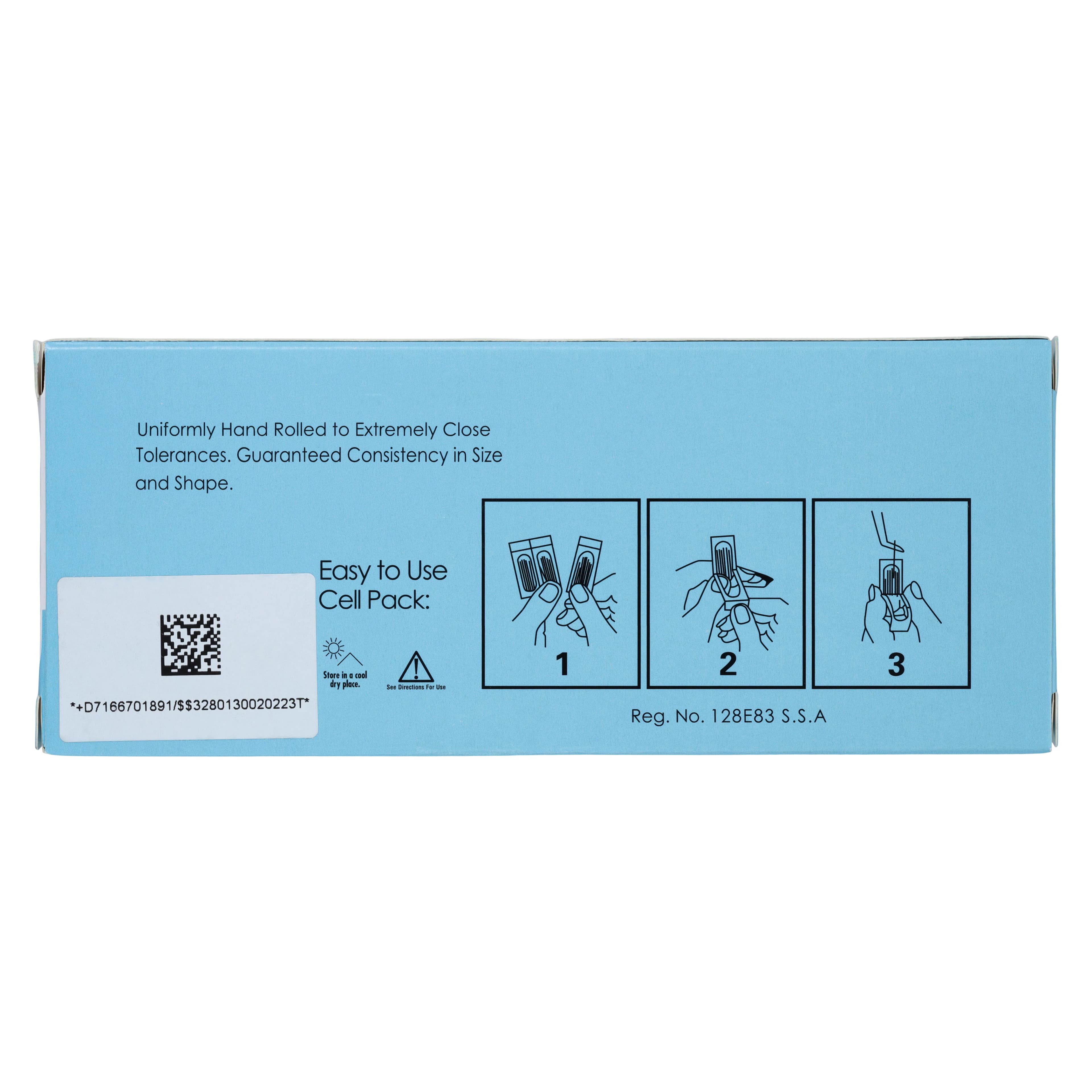 Dentsply Sirona Absorbent Paper Points, .04 Taper, #30 (Blue), Sterile, Cell Pack, 180/Pk, 670189 thumbnail 3
