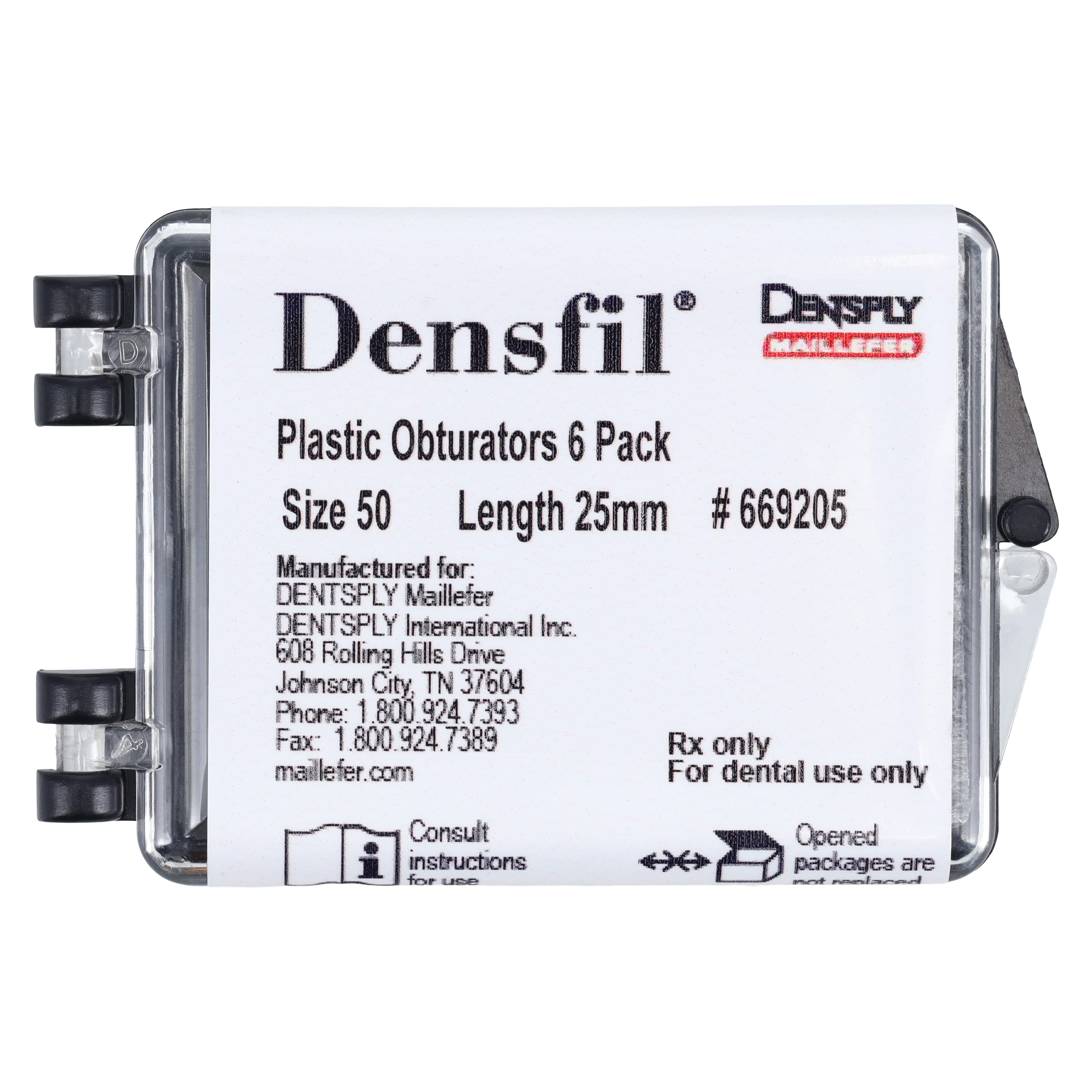 Densfil Plastic Obturators #50, 25mm, Yellow, 6/Pkg, 669205 thumbnail 5