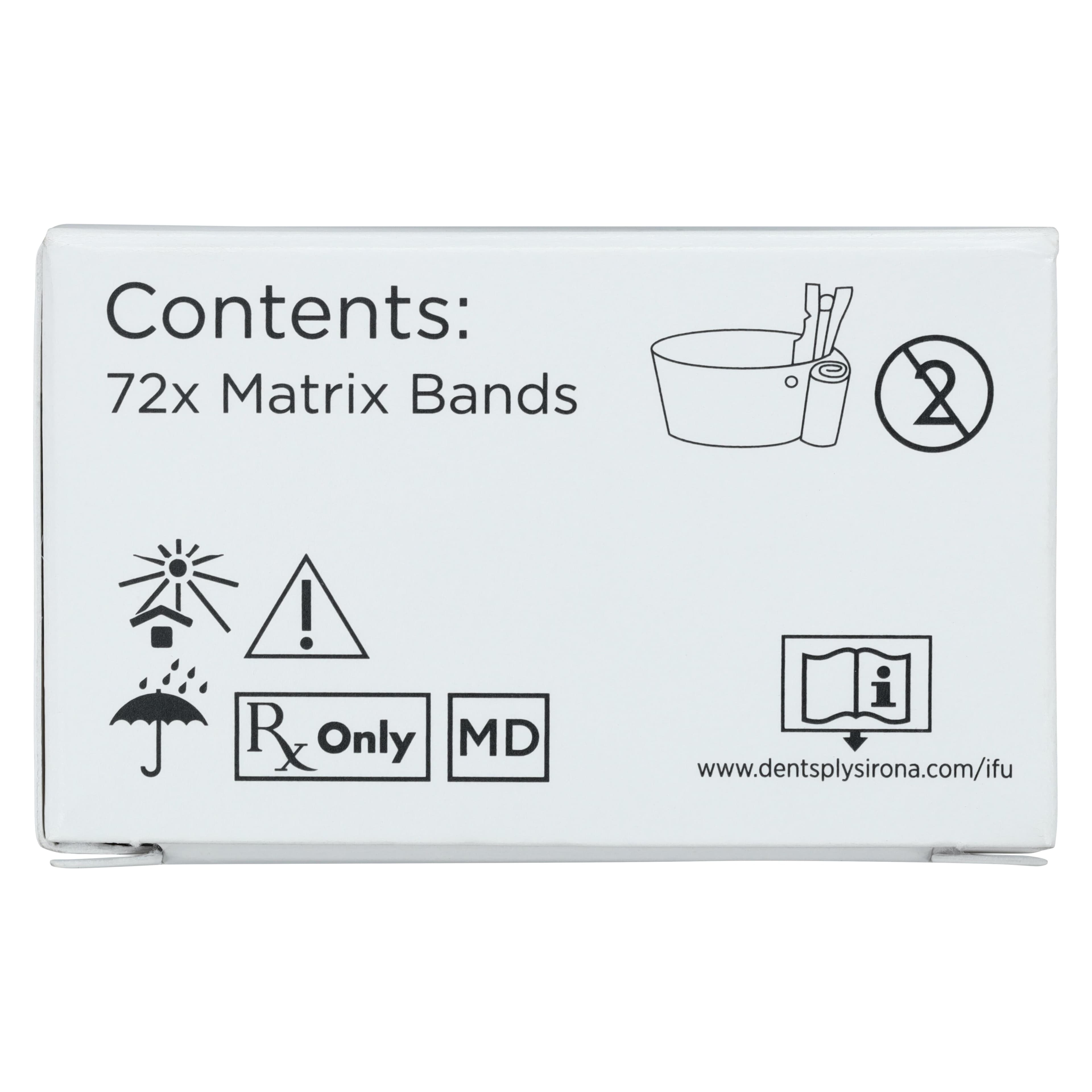 AutoMatrix Retainerless Matrix System Bands Refill, Wide Regular, 5/16" x 0.002" Gauge, 72/Box, 663004 thumbnail 3