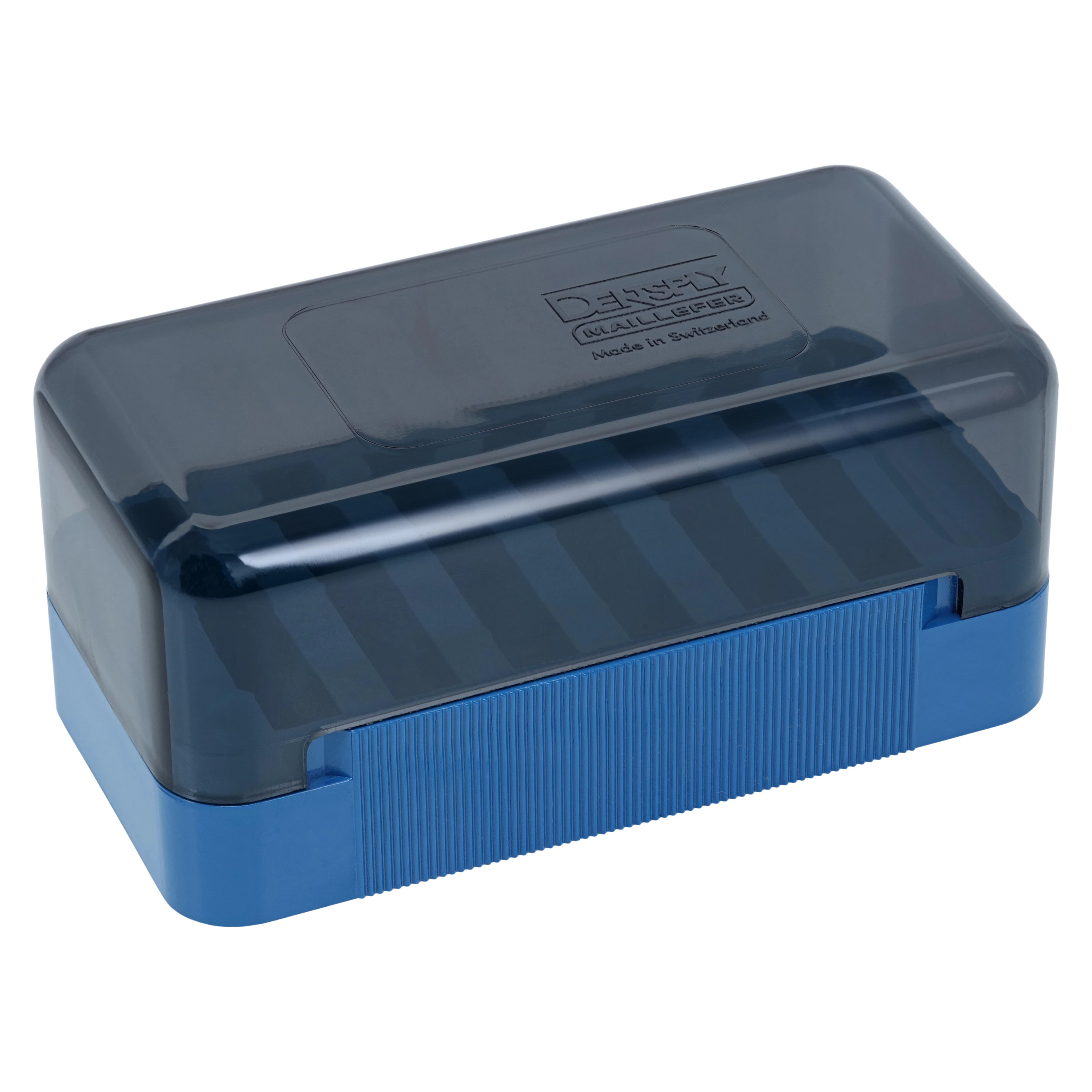 Dentsply Sirona Endo Instrument Organizer, Autoclavable, Blue Plastic, 10 cm x 5 cm x 4.5 cm, 1/Pkg, 671396 - Instrument Organizer - Image 1