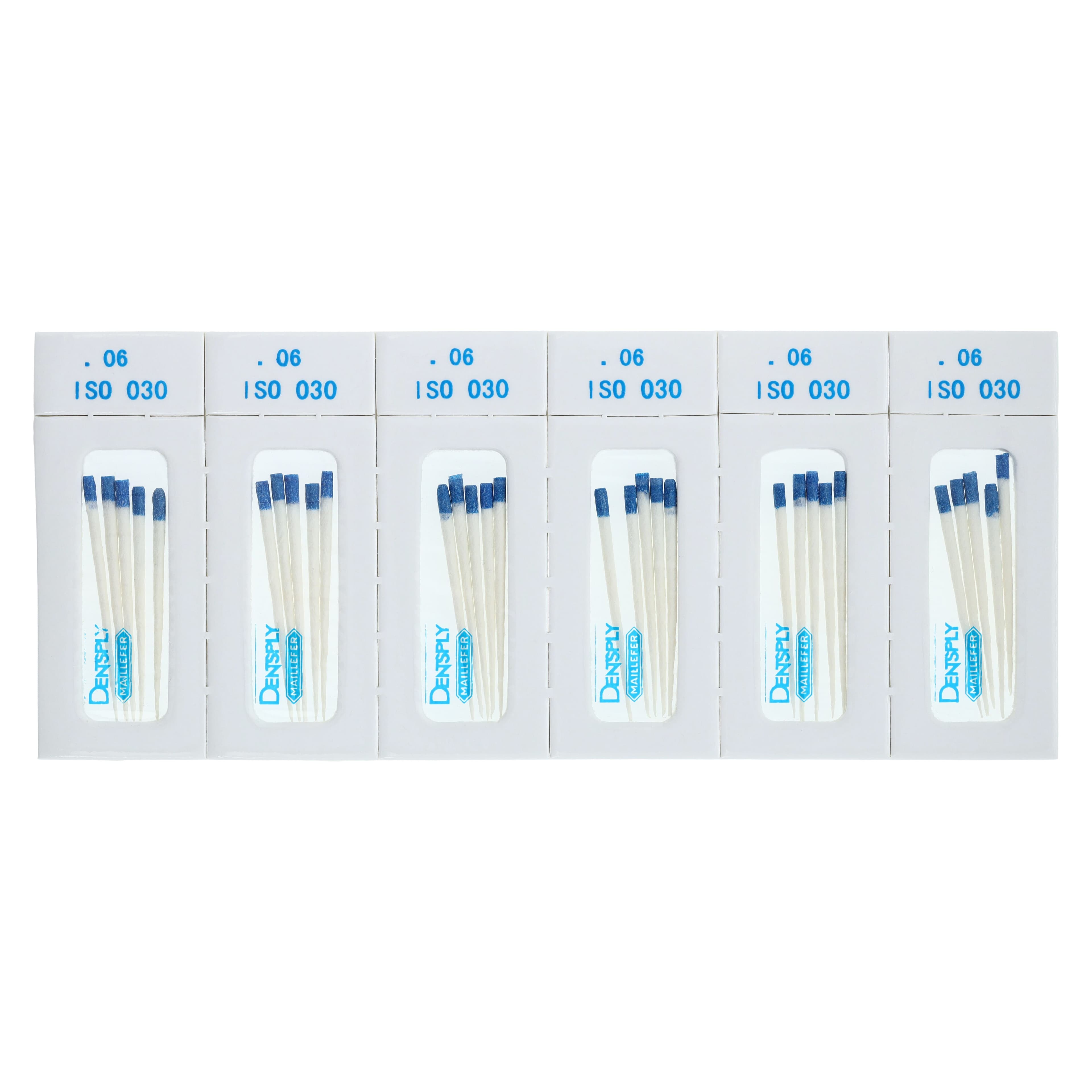 Dentsply Maillefer Absorbent Paper Points, #30, .06 Taper, Blue, Cell Pack, 180/Pk, 670196 thumbnail 2