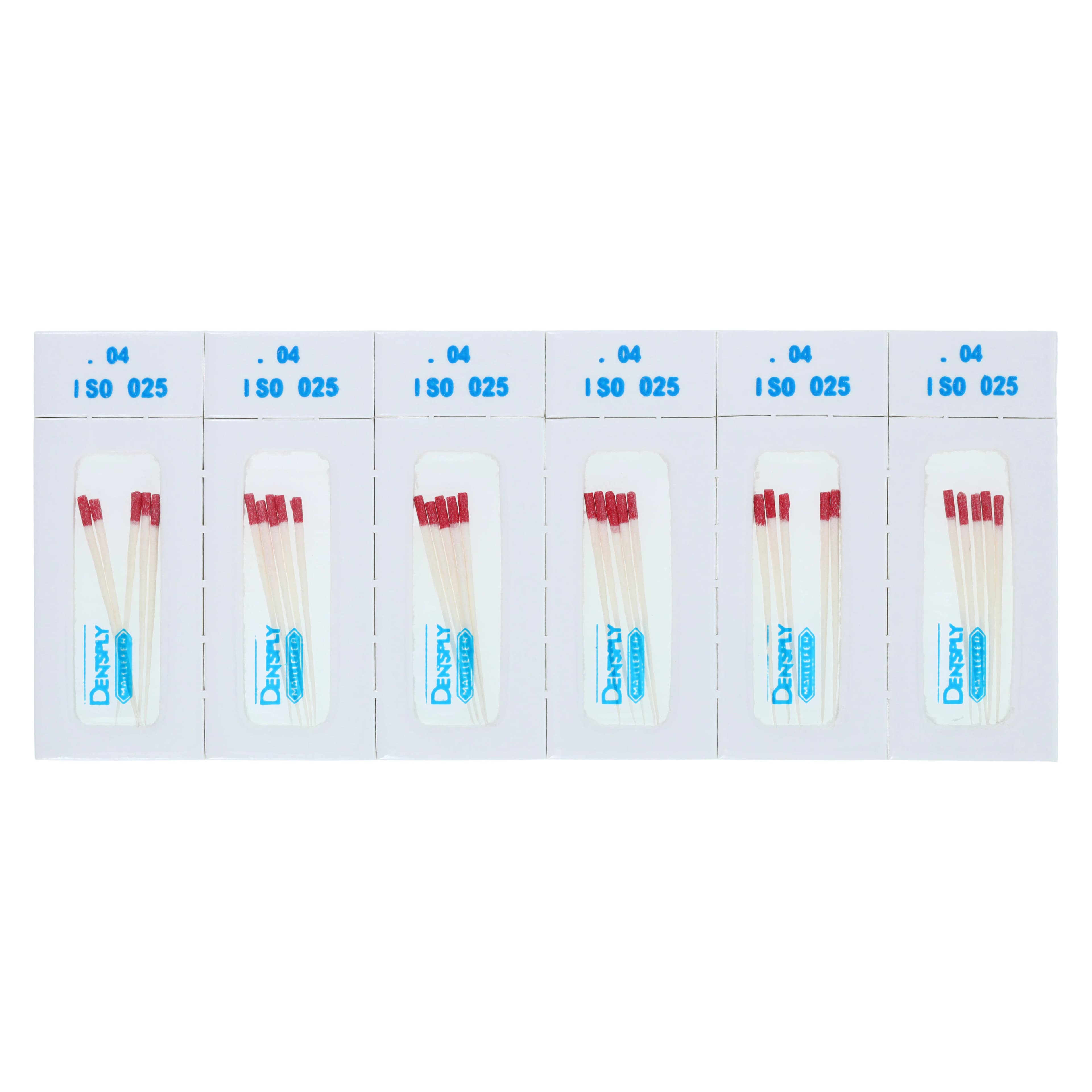 Dentsply Sirona Maillefer Absorbent Paper Points, .04 Taper, #25 (ISO 25, Red), Sterile, Cell Pack, 180/Pk, 670188 thumbnail 2