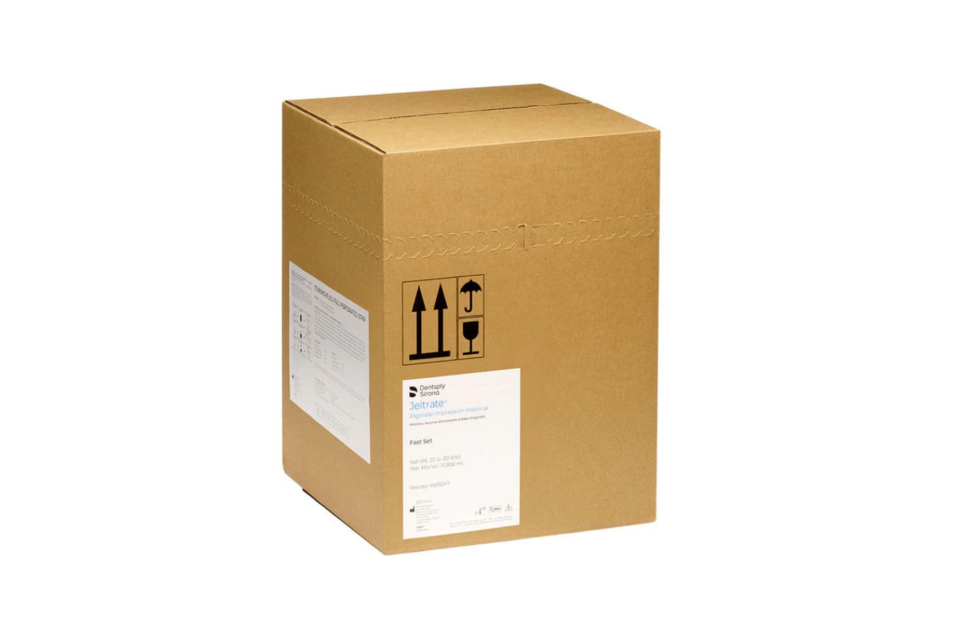 Jeltrate Alginate Impression Material, Fast Set, Bulk Refill, 22 lb, Pink, 608247 - Jeltrate Alginate Impression Material, Fast Set, Bulk Refill, 22 lb, 1/Pk - Image 1