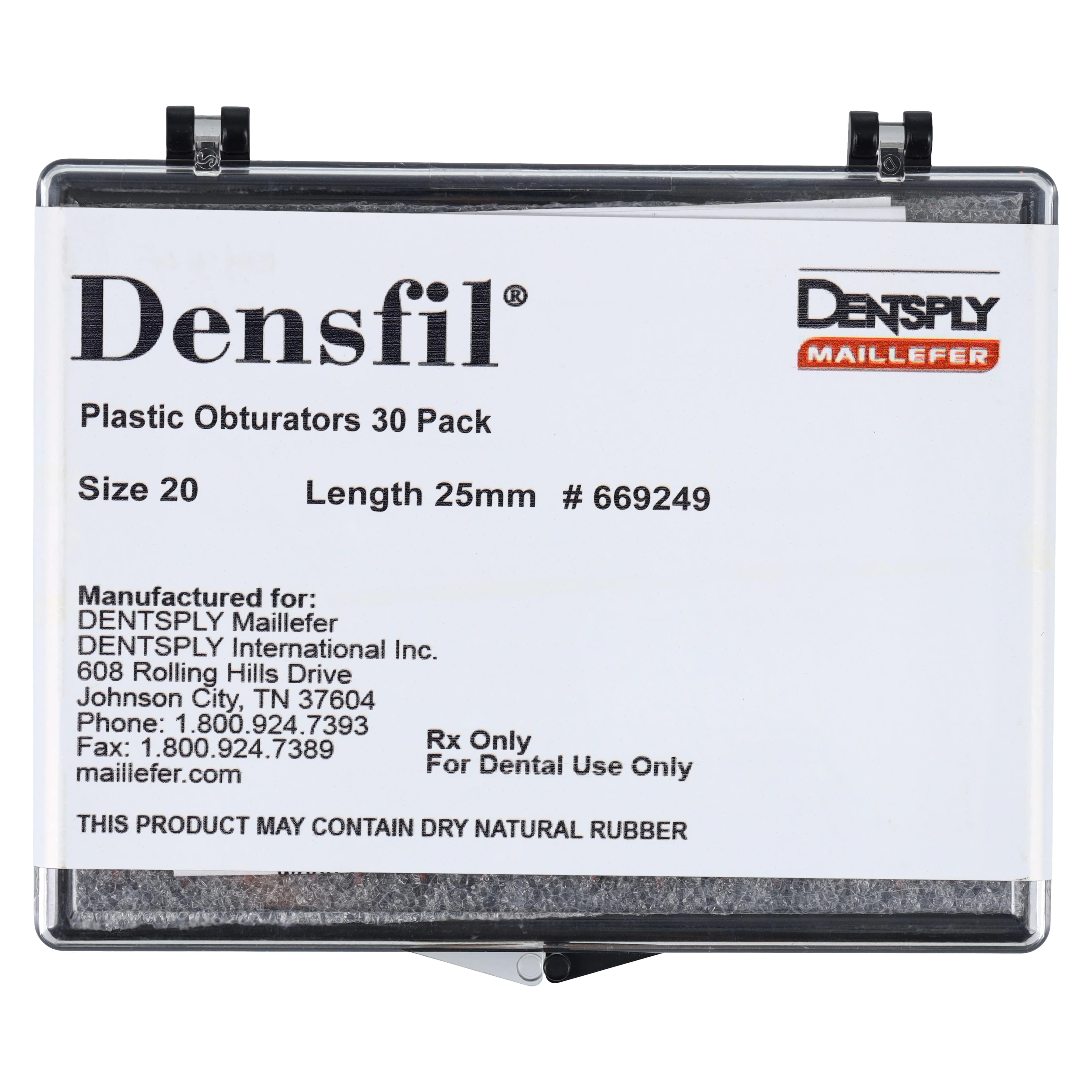 Densfil Plastic Obturators, Refill, 25 mm, #20, Yellow, 30/Pk, 669249 thumbnail 4