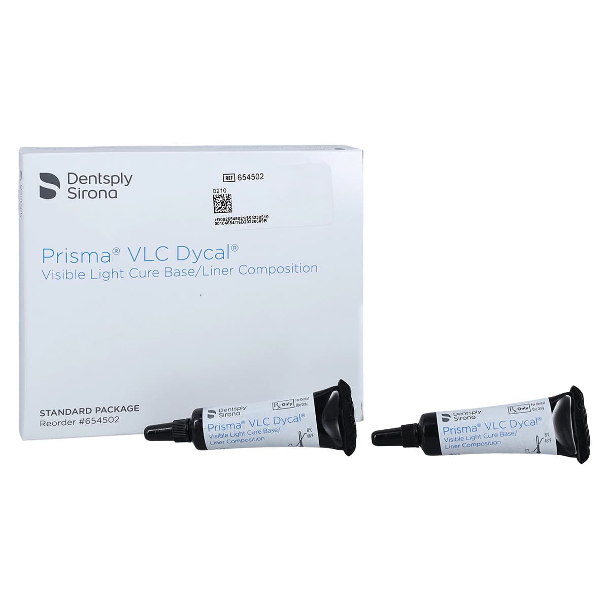 Prisma VLC Dycal Visible Light Cure Calcium Hydroxide Base/Liner, Standard Package, 654502 thumbnail 2