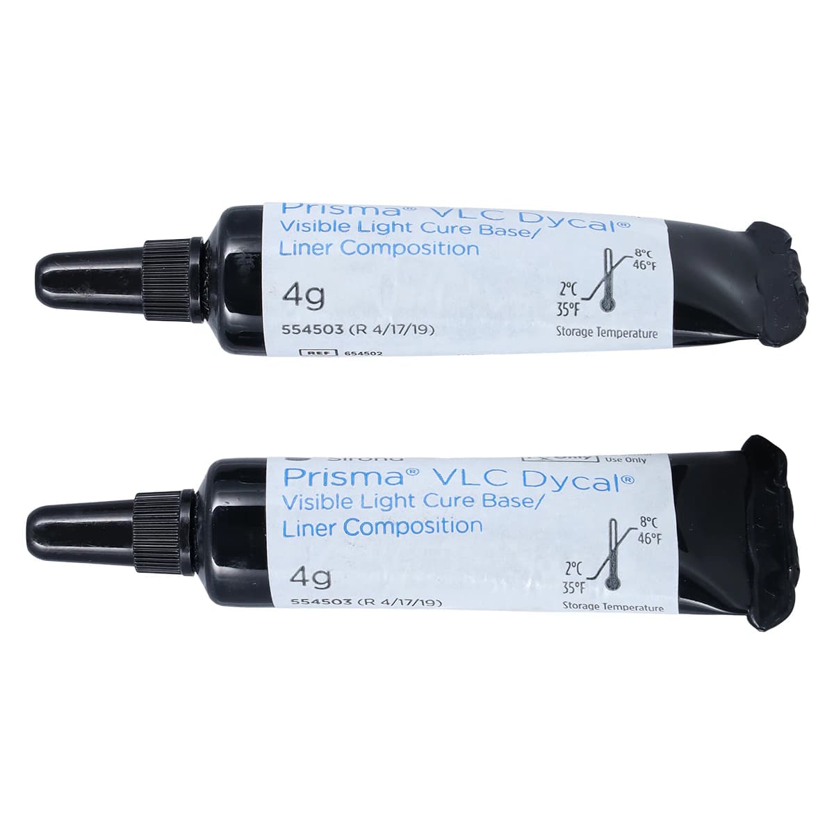 Prisma VLC Dycal Visible Light Cure Calcium Hydroxide Base/Liner, Standard Package, 654502 thumbnail 4