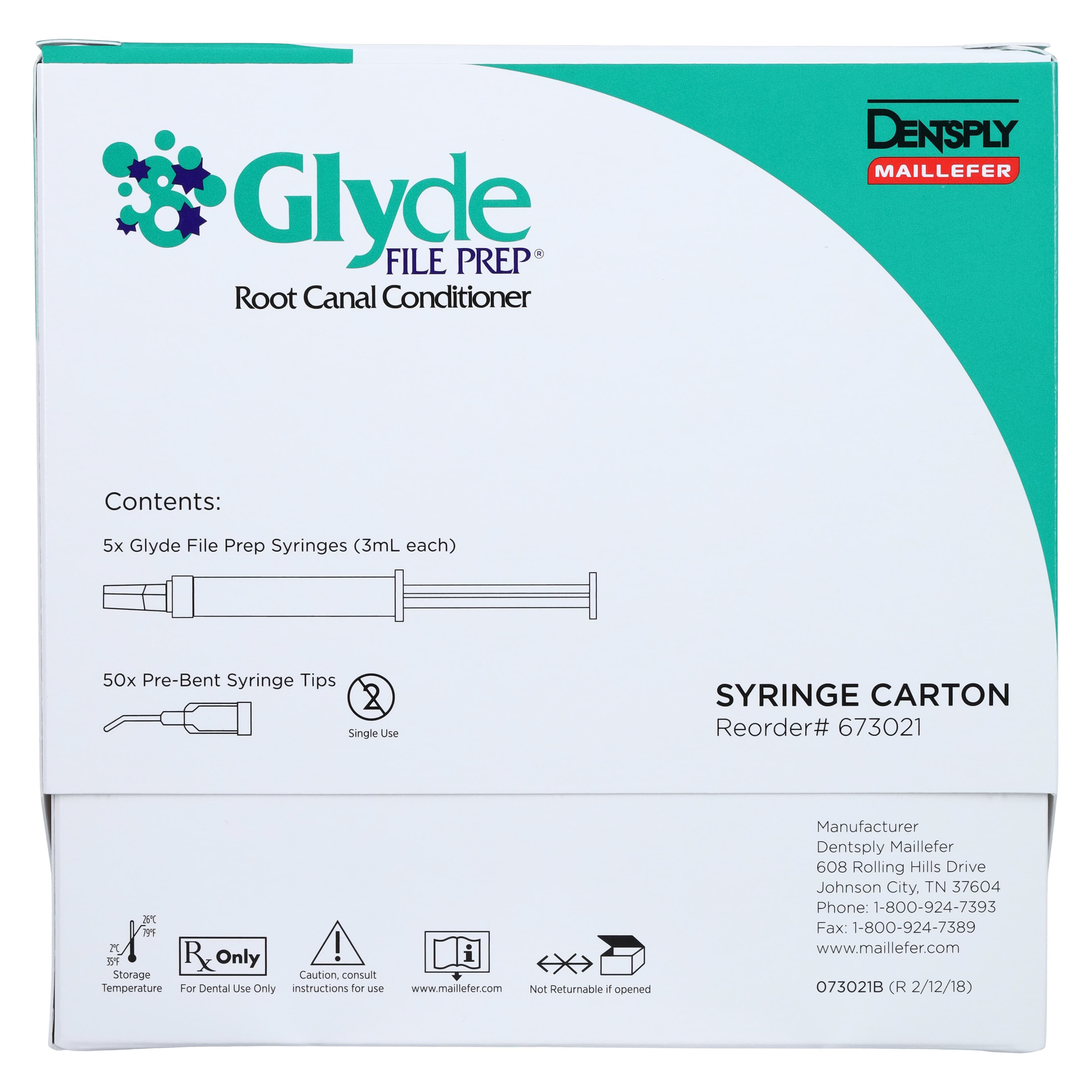 Glyde File Prep Root Canal Conditioner Syringe Kit, 5 x 3 mL Syringes with 50 Disposable Tips, 673021 thumbnail 6