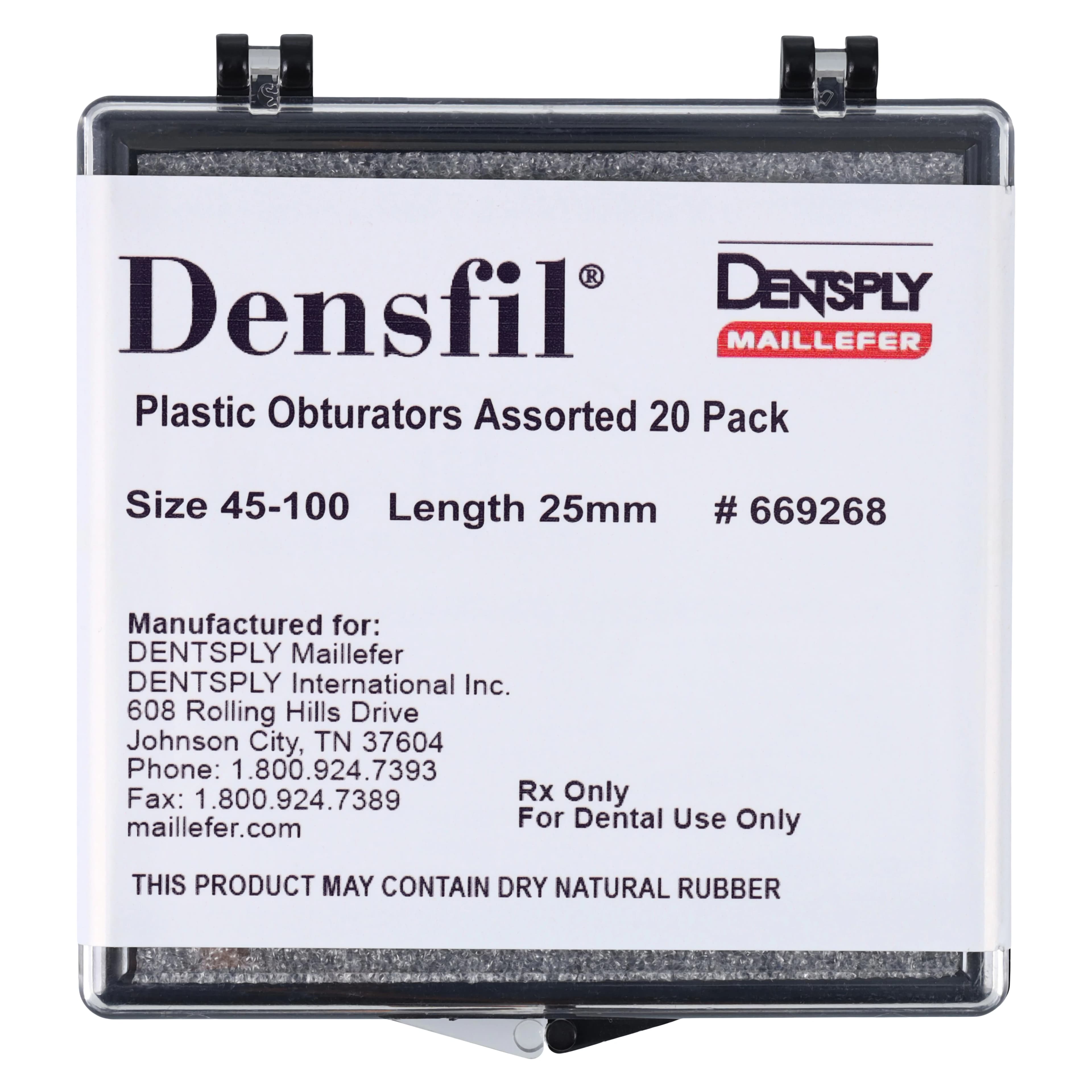 Densfil Plastic Obturators, Refill, Assorted #45-100, 25 mm, 20/Pk, 669268 thumbnail 5