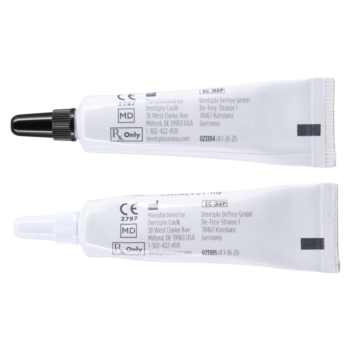 Dycal Radiopaque Calcium Hydroxide Composition Standard Pack, Dentin Shade, 1 Base (13g) + 1 Catalyst (11g) Tube, 623802 thumbnail 4