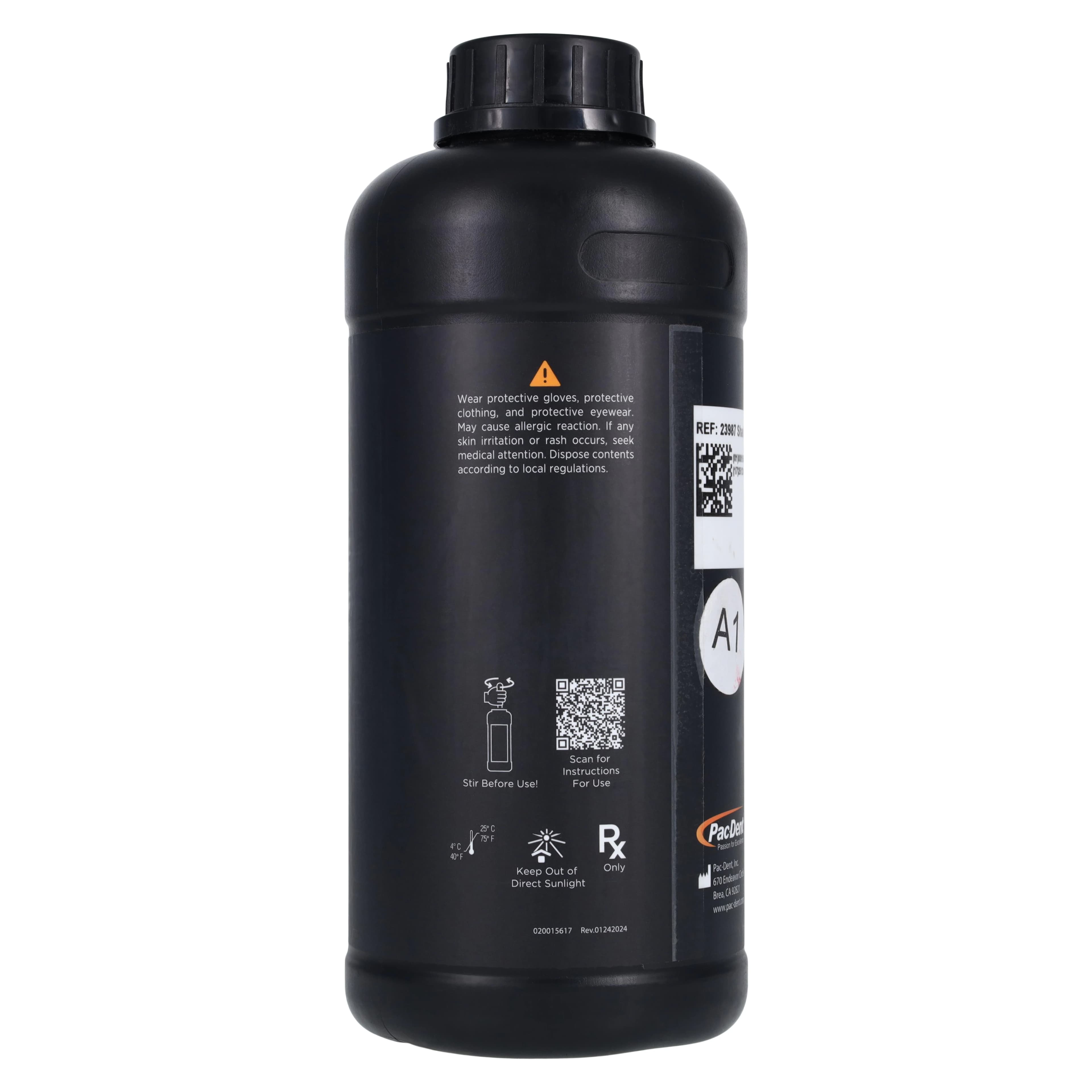 Rodin Titan Ceramic Nanohybrid 3D Resin, Shade A1, 1.2kg Bottle, 23987 thumbnail 3