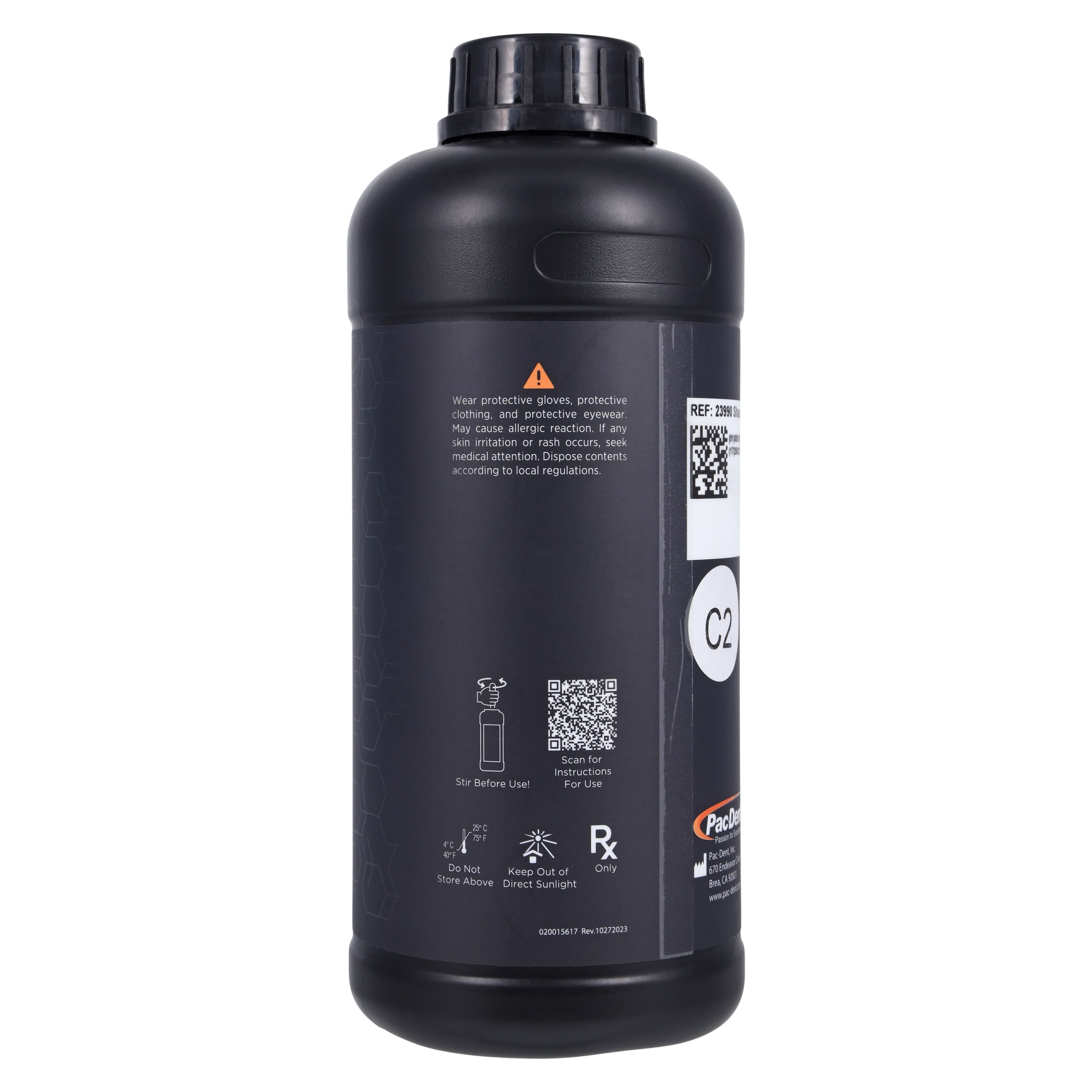 Rodin Titan Ceramic Nanohybrid 3D Print Resin, Shade C2, 1.2kg Bottle, 23990 thumbnail 2