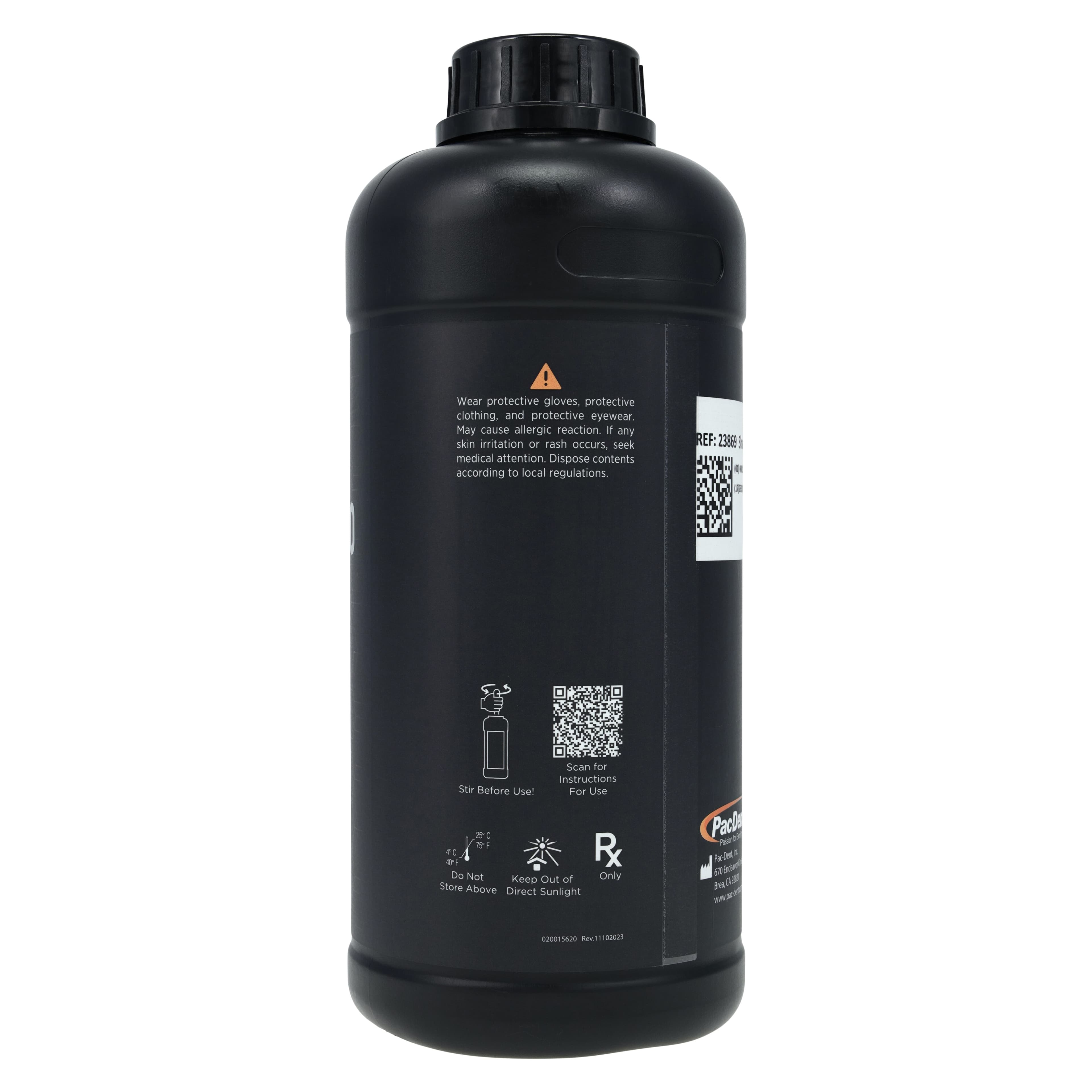 Rodin™ Sculpture 2.0 Zirconia Nanohybrid 3D Resin, Shade 0M3, 1.2 kg Bottle, 23869 thumbnail 2