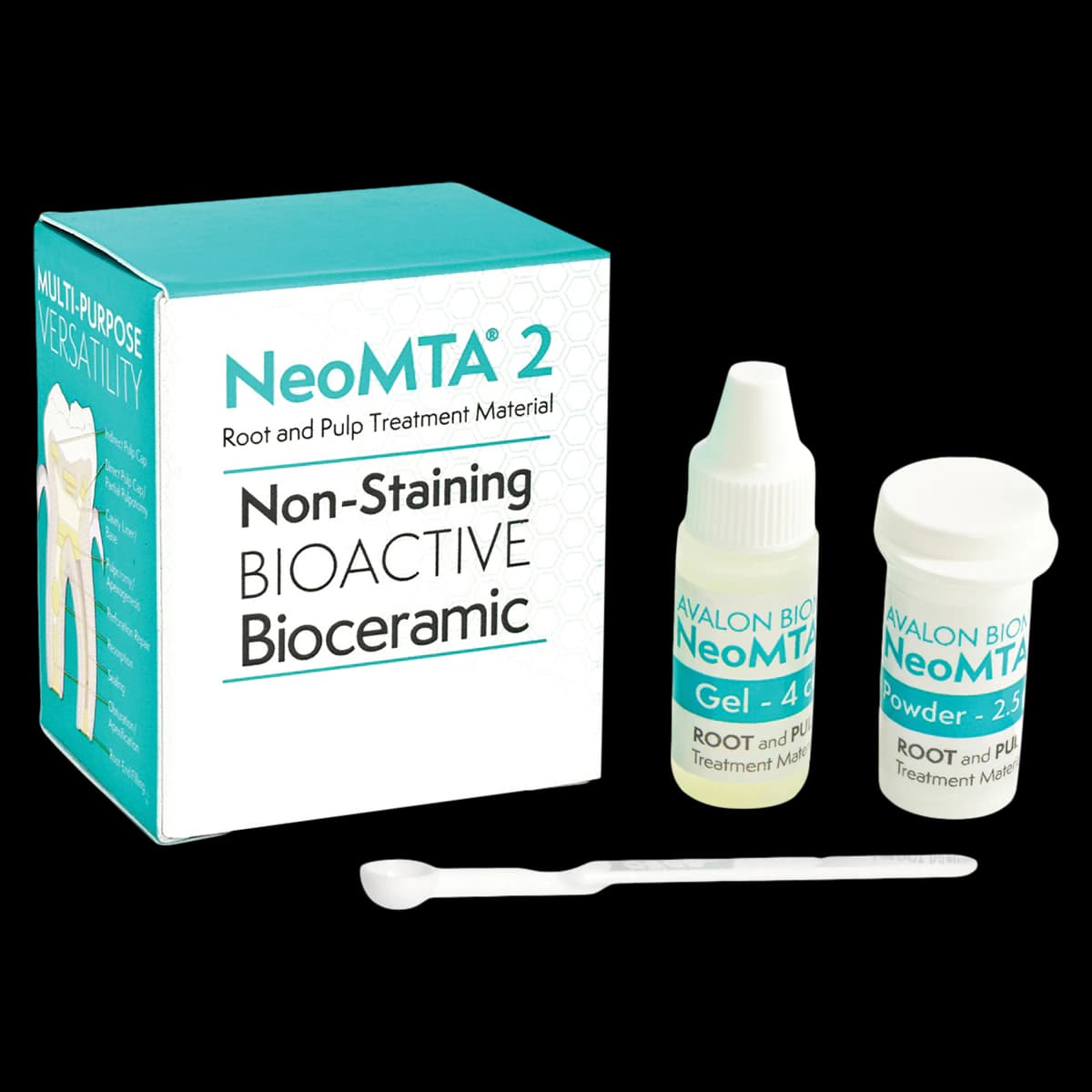 NeoMTA 2 Professional Kit, 2.5g Powder with 4cc Gel, Bioactive Bioceramic Cement for Vital Pulp Therapy and Root Repair thumbnail 2