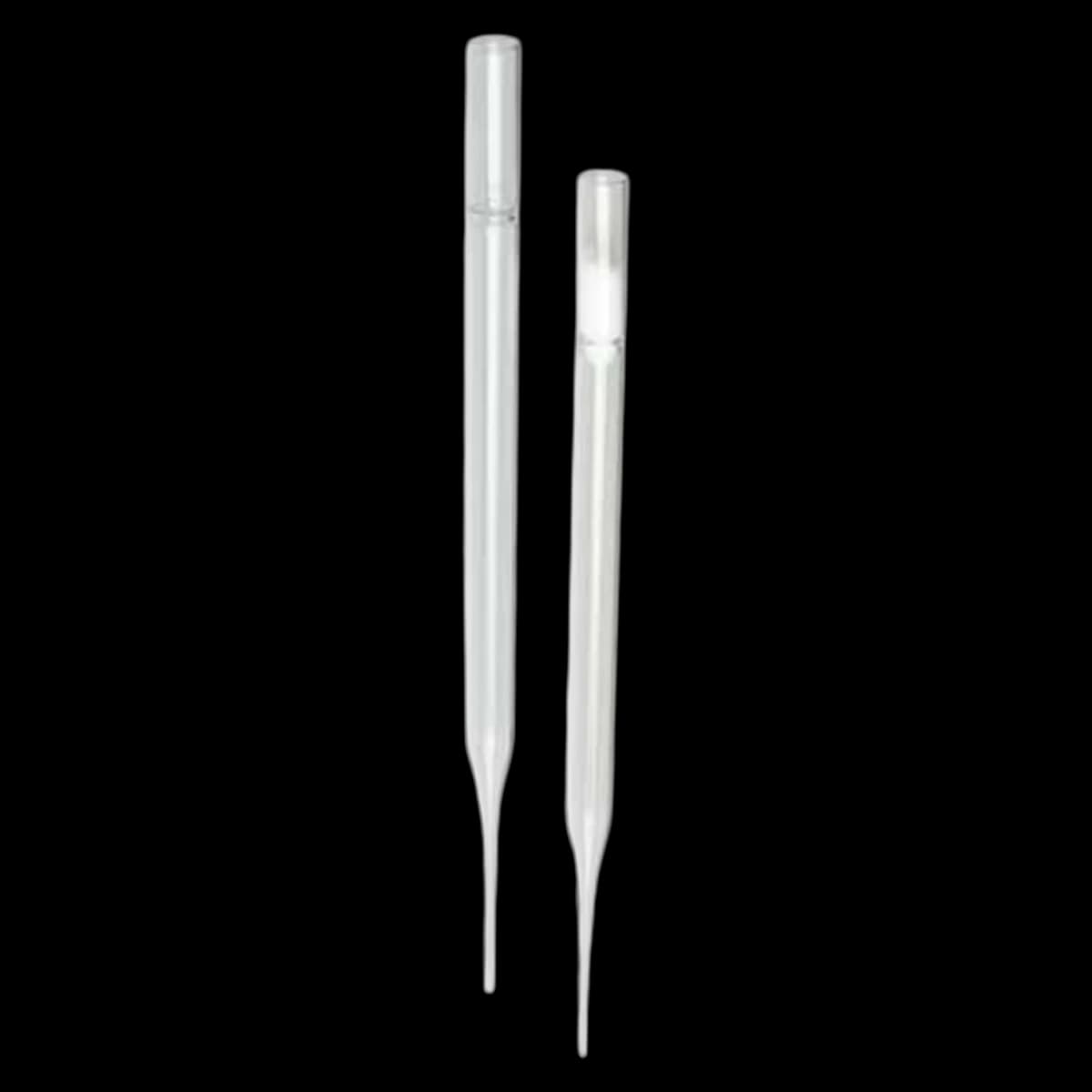 Pasteur Pipette, Borosilicate Glass, 2mL, 5-3/4" (146mm), Non-Sterile, Disposable, Non-Plugged, 1000/Case - Pipette Boro 5.75In - Image 1