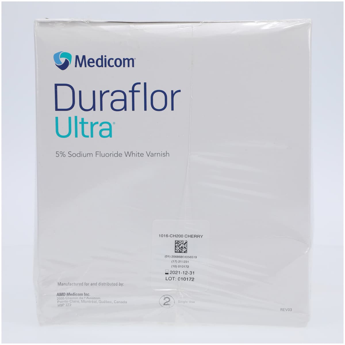 Medicom Duraflor Ultra 5% Sodium Fluoride White Varnish, Cherry, 0.4 mL Unit Dose, 200/Box, 1016-CH200 thumbnail 4