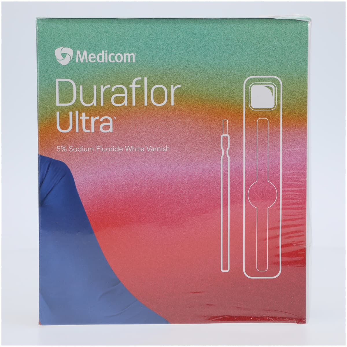Medicom Duraflor Ultra 5% Sodium Fluoride White Varnish, Bubblegum, 0.4 mL Unit Dose, 200/Box, 1016-BG200 thumbnail 5