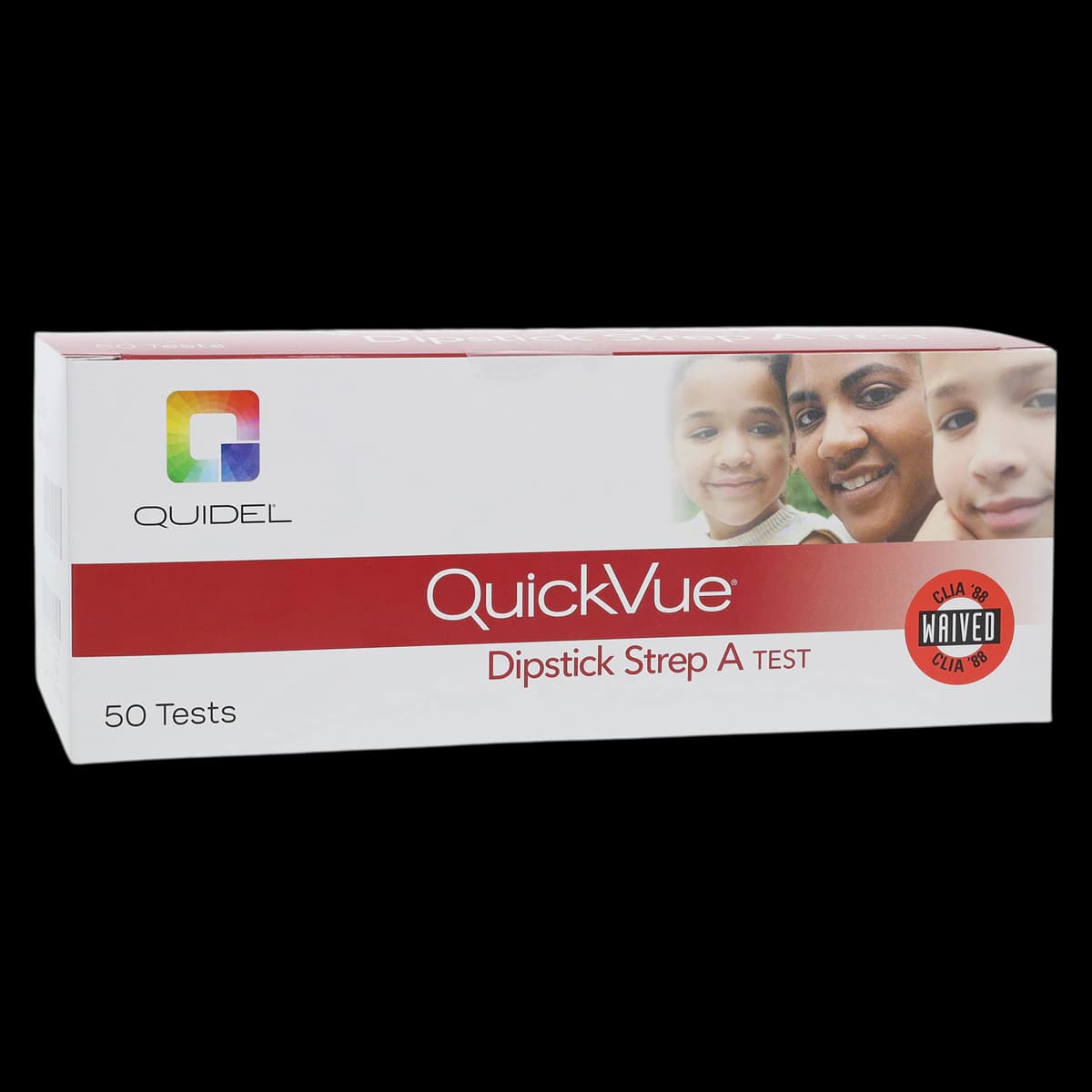 QuickVue Strep A Dipstick Test, CLIA Waived, 50 Tests/Box - Quickvue Dipstick Strep A - Image 1