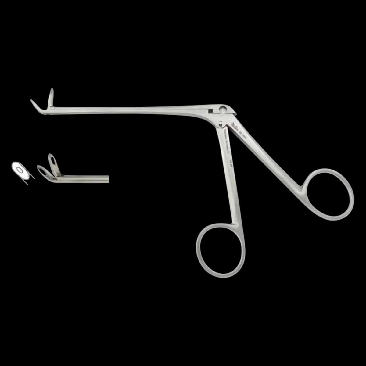 Blakesley Wilde Ethmoid Forcep, 45 Degree Up, 4-17/32" (117 mm), Stainless Steel, Each - Blakesly Forcep - Image 1