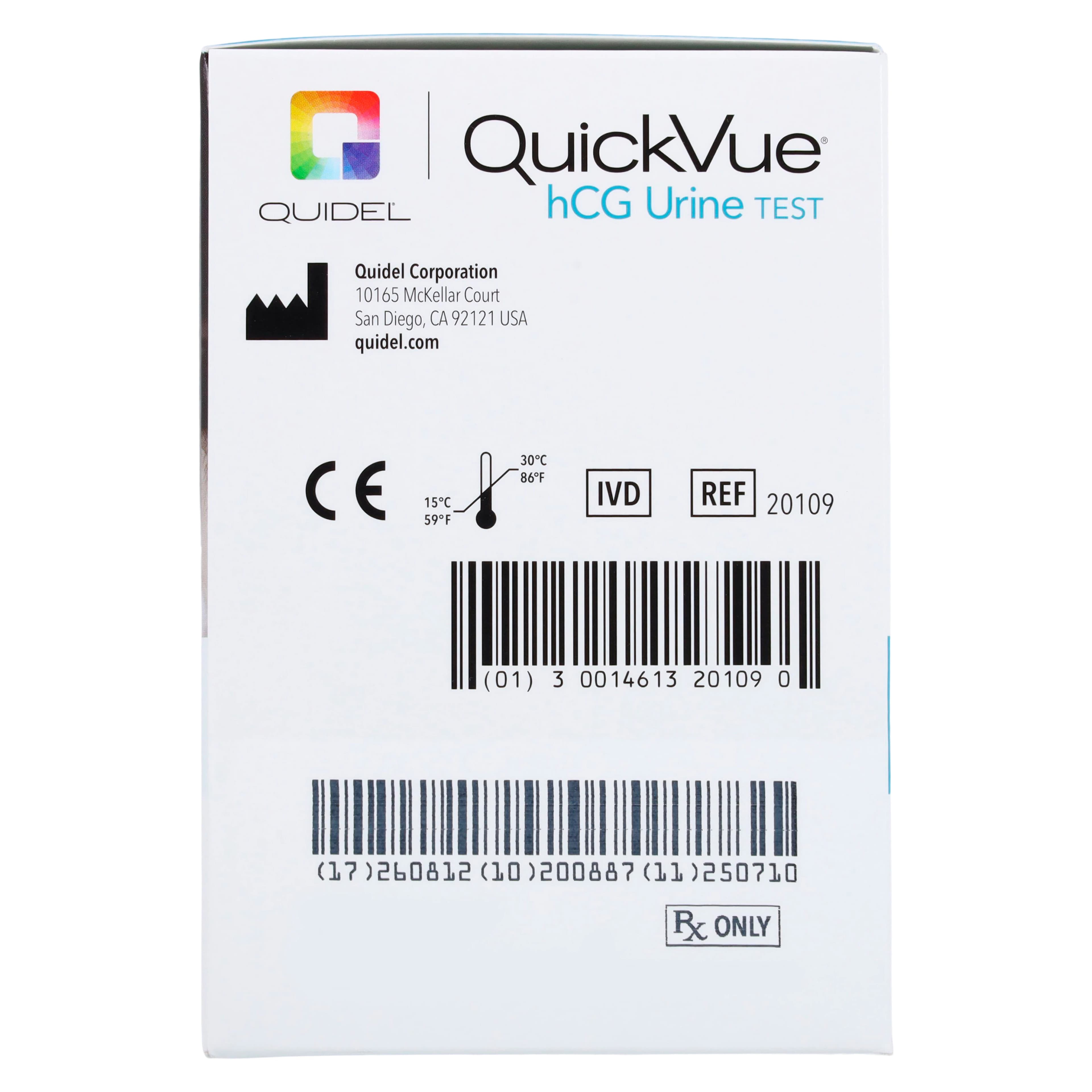 QuickVue One Step HCG Non-Returnable Urine Cassette Test Kit, CLIA Waived, 25 Tests/Box thumbnail 7