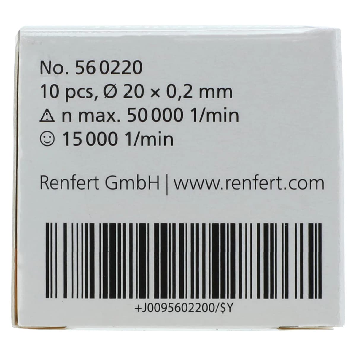 Renfert Dynex Brillant Separating Disc, 0.2 x 20mm, Ceramic, Pack of 10 thumbnail 6