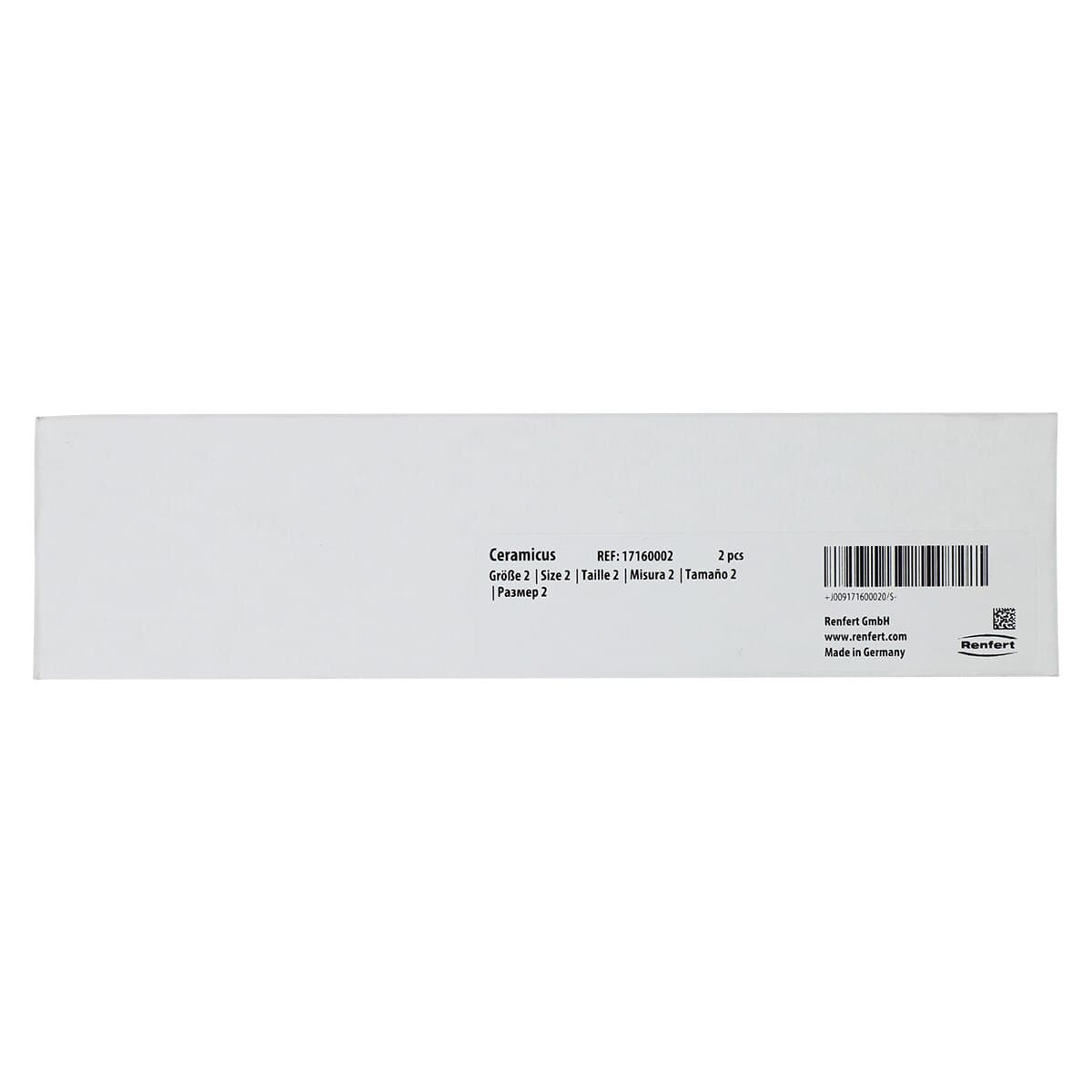 Renfert Ceramicus Porcelain Brush, Size #2, Synthetic Microhair Bristles, Pack of 2 thumbnail 5