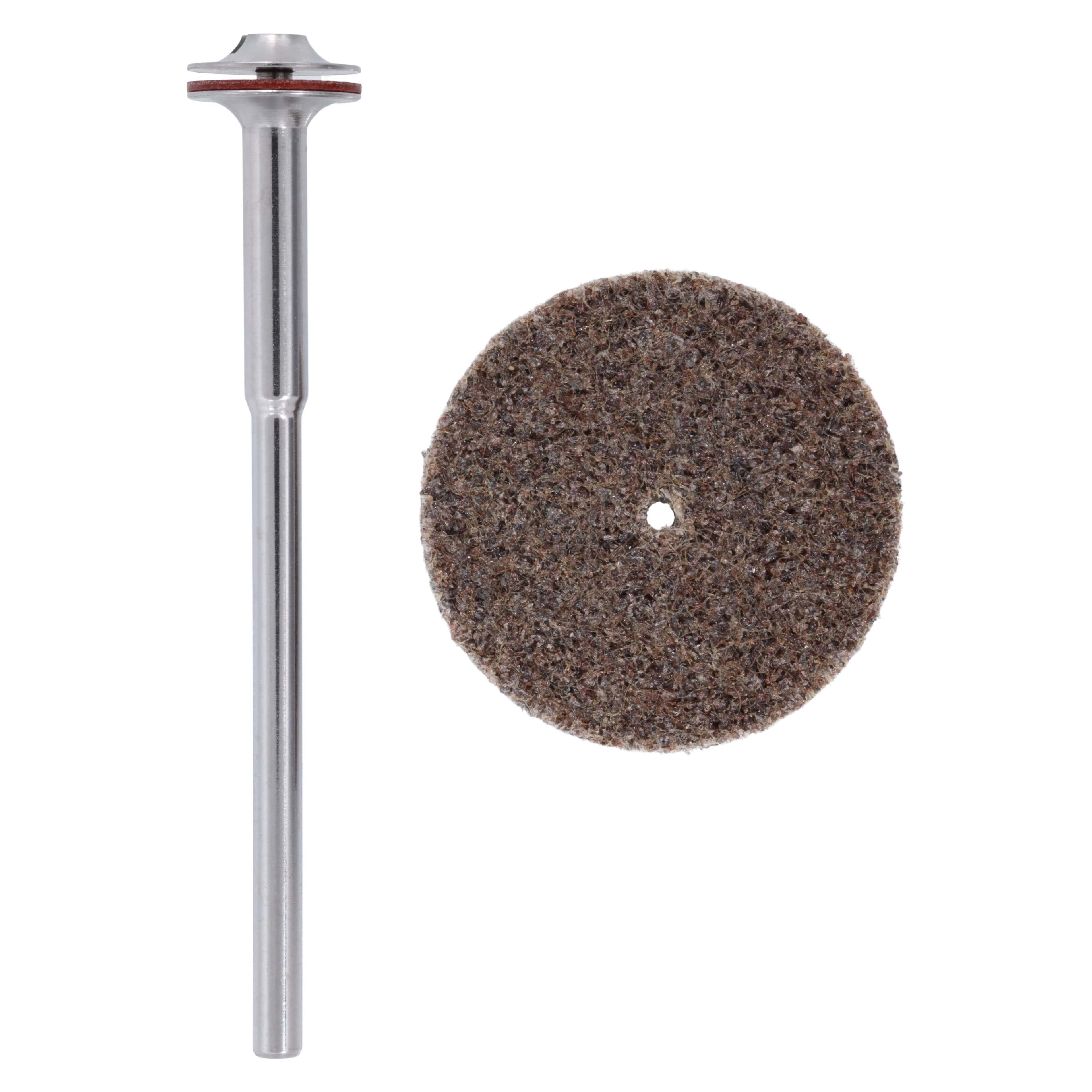NTI SoftMat Wheels with Mandrel, Extra Fine, for Soft Reline/Mouth Guards/Bleaching Trays, 10 Wheels + 1 Mandrel, P2100 thumbnail 2