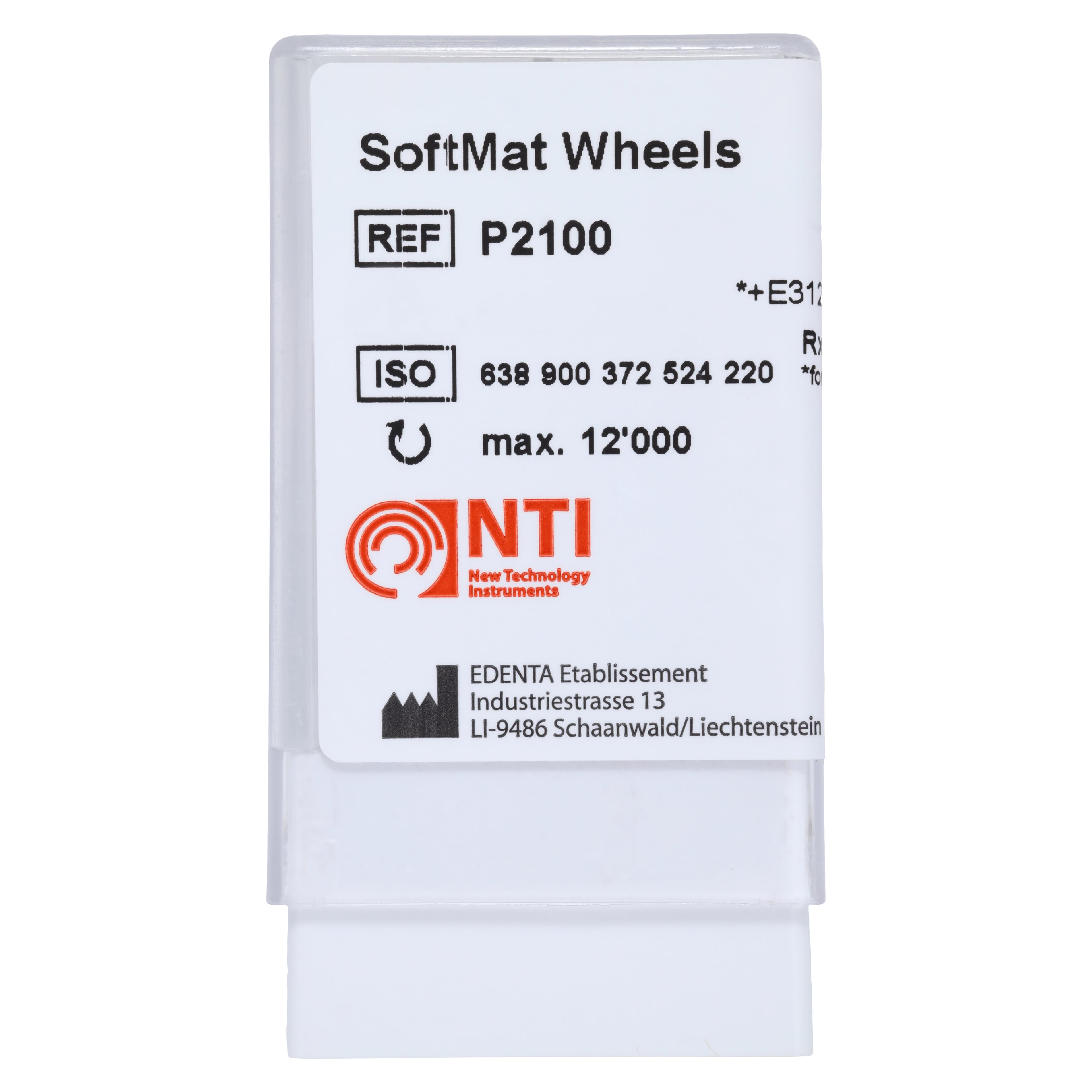 NTI SoftMat Wheels with Mandrel, Extra Fine, for Soft Reline/Mouth Guards/Bleaching Trays, 10 Wheels + 1 Mandrel, P2100 thumbnail 3