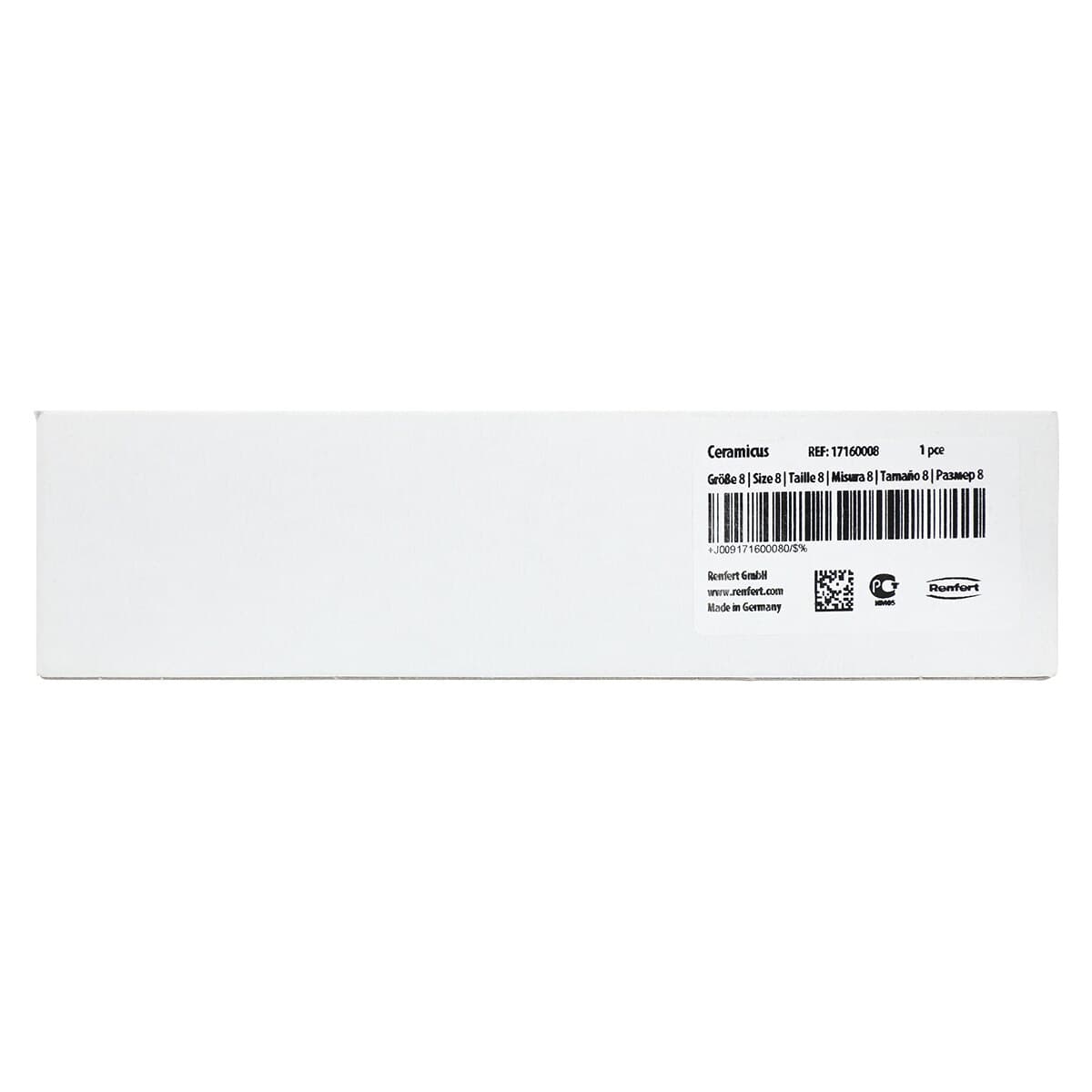 Renfert Ceramicus Ceramist Brush, Synthetic Bristle, Size #8, Single thumbnail 5