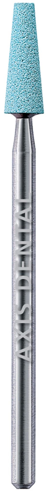 NTI All Ceramic Supermax Diamond Bur, Taper Flat End, Coarse Grit, Blue Ring, HP Shank, #G8002, 4.0 mm Diameter, 11.0 mm Head Length, 1/Pkg - NTI® All Ceramic Supermax Diamond Burs – HP, Coarse, Blue, 1/Pkg - Taper Flat End,  # G8002, 4.0 mm Diameter, 11.0 mm Length - Image 1