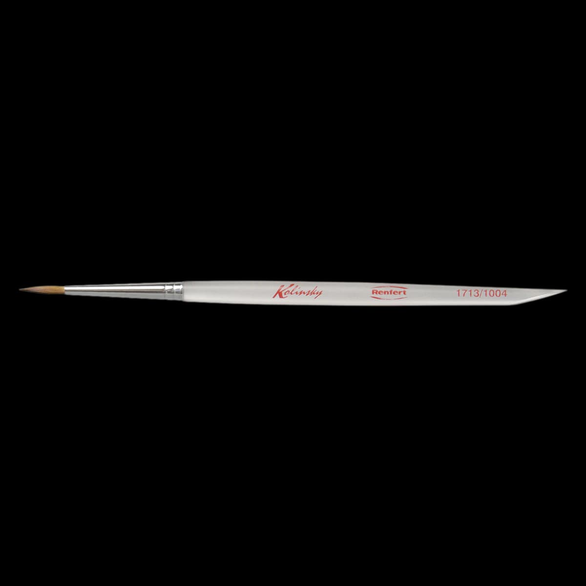 Renfert Kolinsky Ceramist Brush, Size 4, Natural Sable Bristle, 2/Pack, 17131004 thumbnail 2