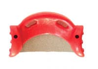 QwikStrip Single-Sided Curved Fine Abrasive Strips, 0.10 mm, Red, 10/Pack, QSC-F - QwikStrip Single-Sided Curved 10/Pack - Image 1