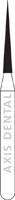 NTI Diamond Burs, FG, Needle, # M858, 1.0 mm, Medium, Gray, 5/Pk, M858-010 - NTI Diamond Burs, FG, Needle, # M858, 1.0 mm, Medium, Gray, 5/Pk, M858-010 - Image 1