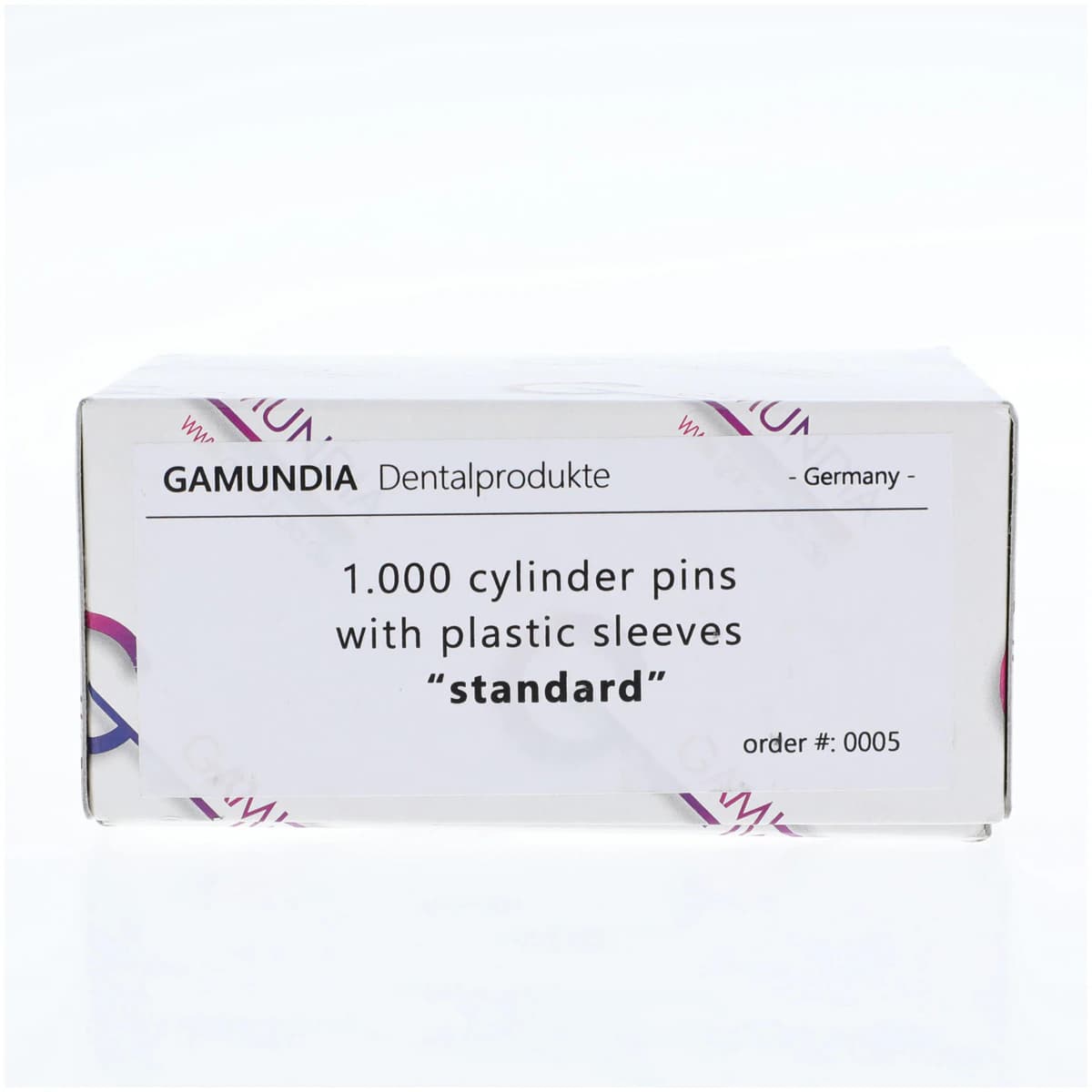 GAMUNDIA Cylinder Pin System Pins with Sleeves, Standard, 1000/Package thumbnail 2