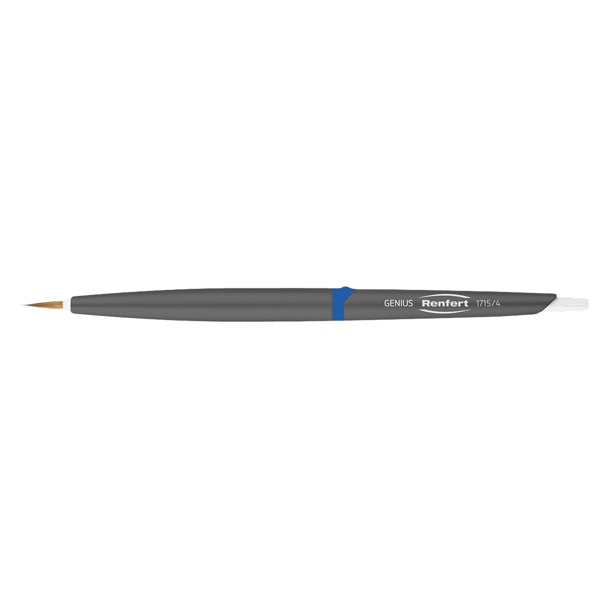 Renfert Genius Porcelain Brush #4, Natural Bristle, Single thumbnail 2