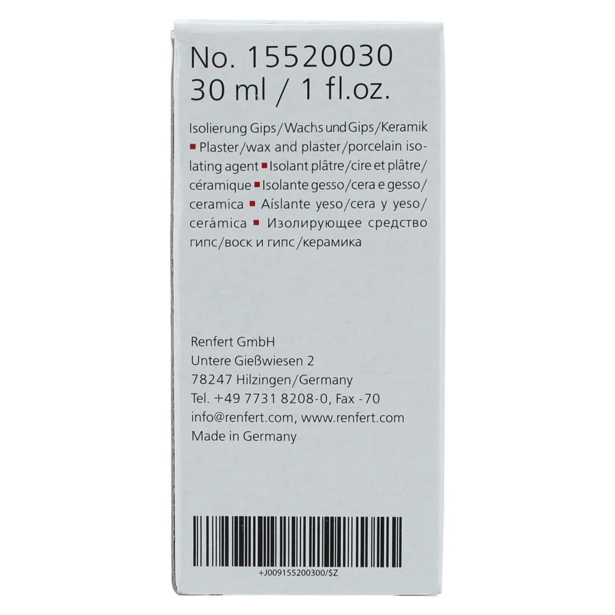 Renfert Picosep Isolation Agent, 30ml Bottle thumbnail 7
