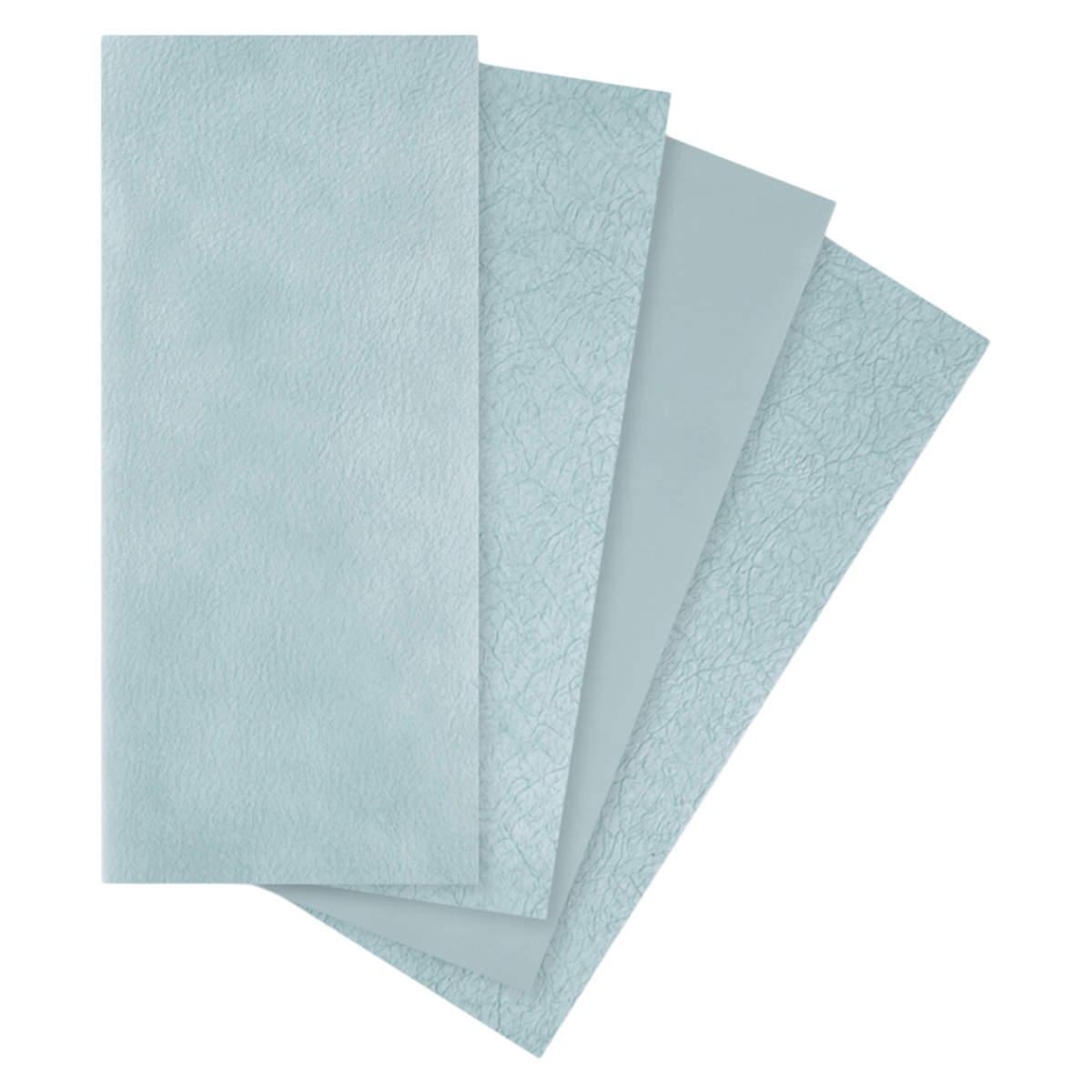 Renfert GEO Casting Wax Smooth, Turquoise Transparent Sheet Wax, 0.50 mm, Pack of 15 - Geo Casting Wax Smooth 0.50 mm Pack of 15 - Image 1