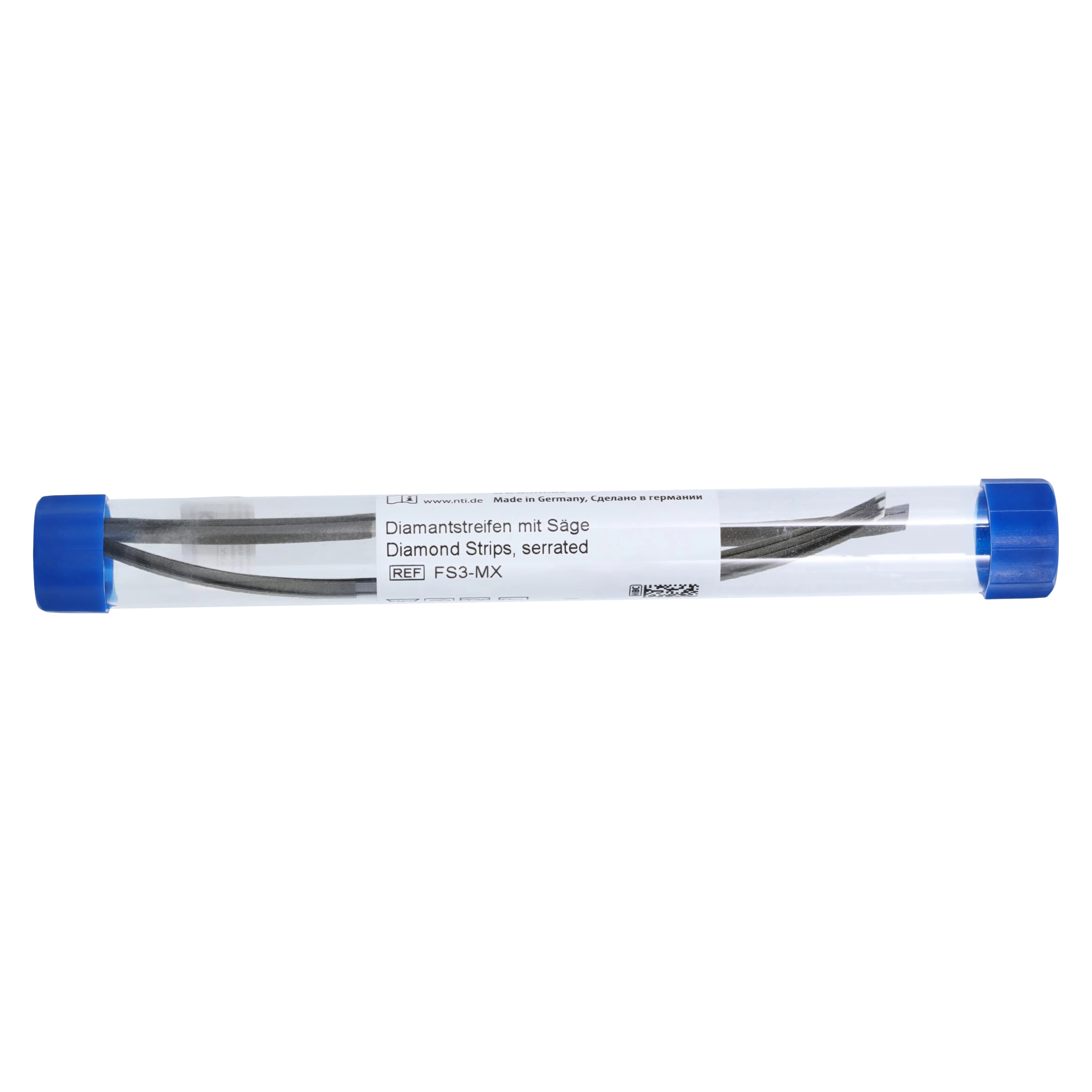 Kerr NTI Serrated Diamond Finishing Strips, Medium (Blue), 0.10 mm Thick, 3.75 mm Wide, 10/Pkg, FS3-MX thumbnail 4