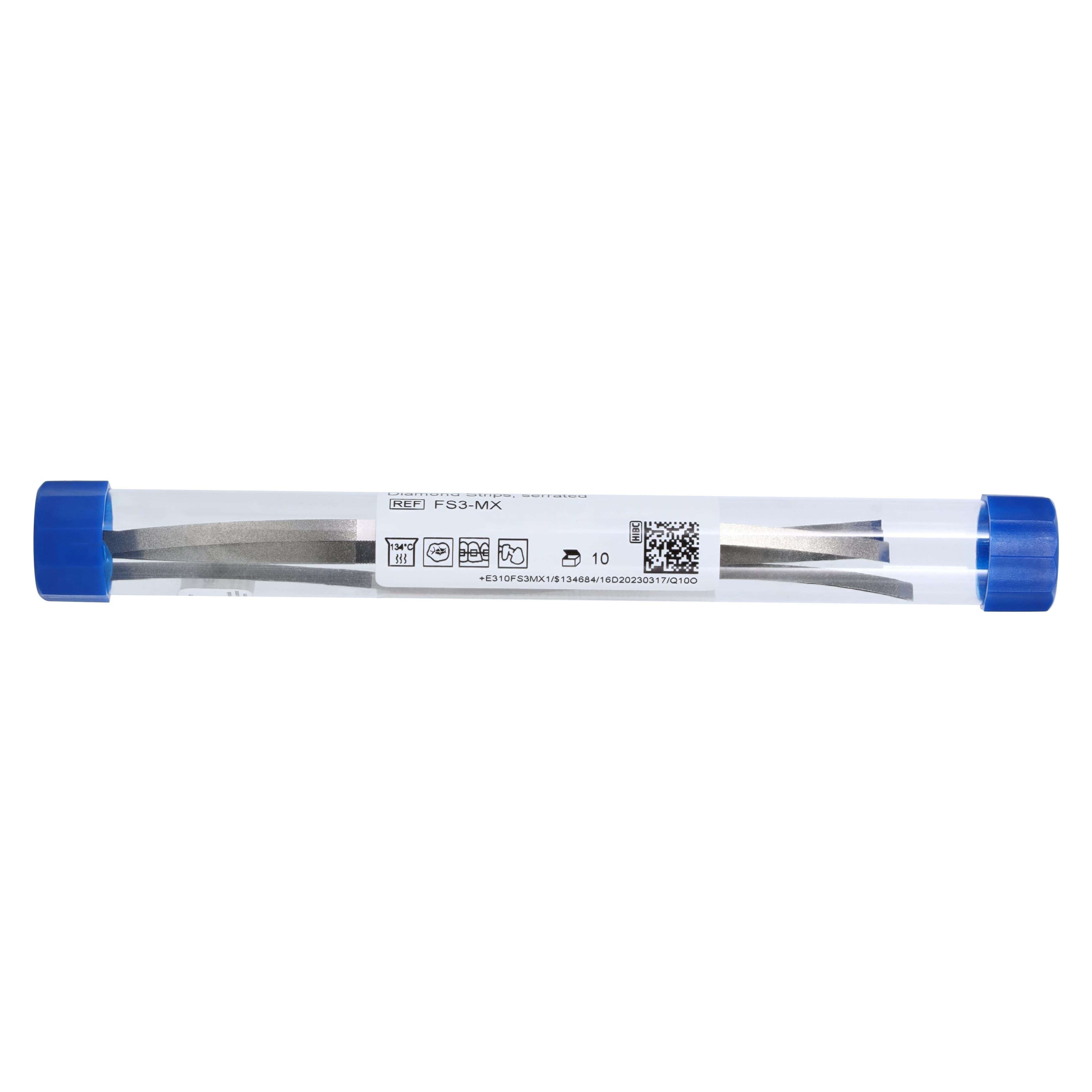 Kerr NTI Serrated Diamond Finishing Strips, Medium (Blue), 0.10 mm Thick, 3.75 mm Wide, 10/Pkg, FS3-MX thumbnail 5