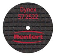Renfert Dynex Separating Disc, 0.25 x 22mm, Precious Metal, 20/Box - Dynex Separating Disc 0.25 x 22mm - Image 1