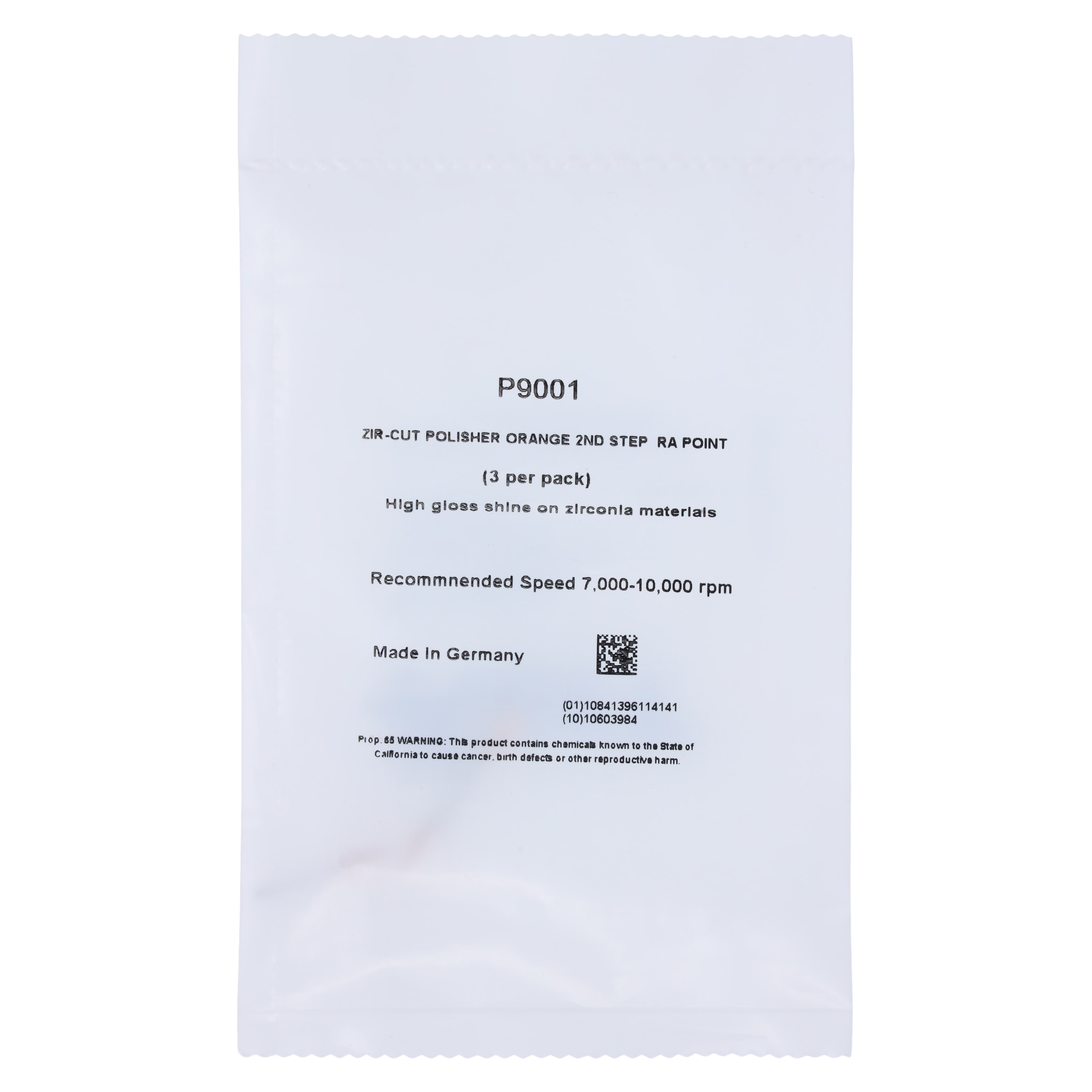 Kerr Zir-Cut High-Shine Zirconia Polisher, RA Flame Orange Point, 3/Pk, P9001 thumbnail 2