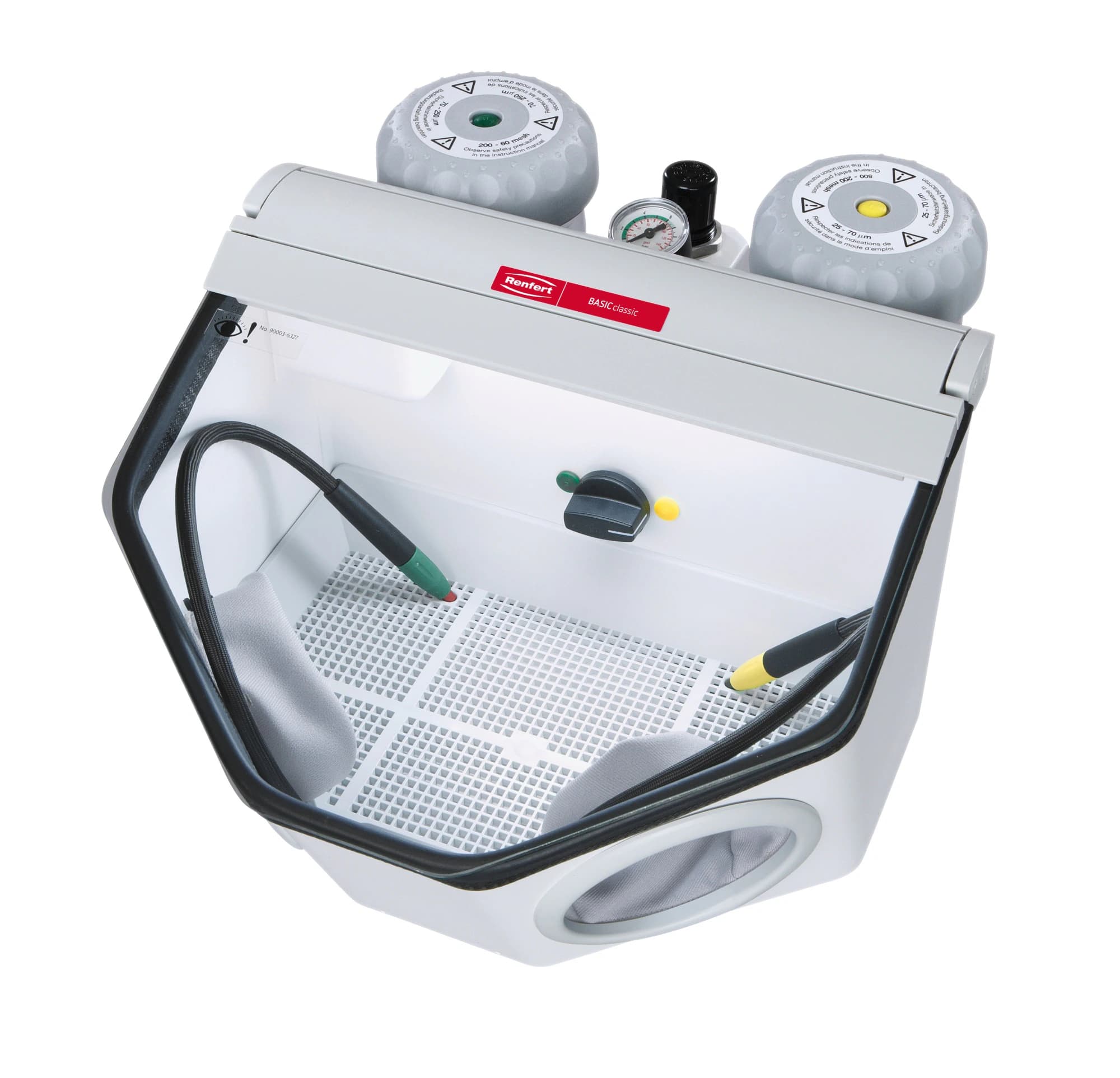 Renfert Basic Classic Abrasive Blaster, 25-70µm / 70-250µm, 100-120V, 1-2 Tank Configuration thumbnail 2