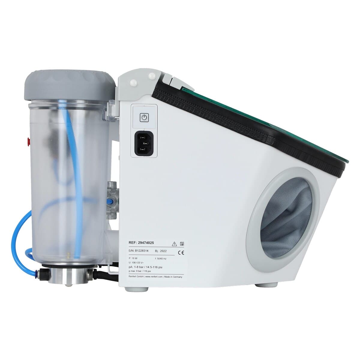 Renfert Basic Classic Abrasive Blaster, 25-70µm / 70-250µm, 100-120V, 1-2 Tank Configuration thumbnail 5