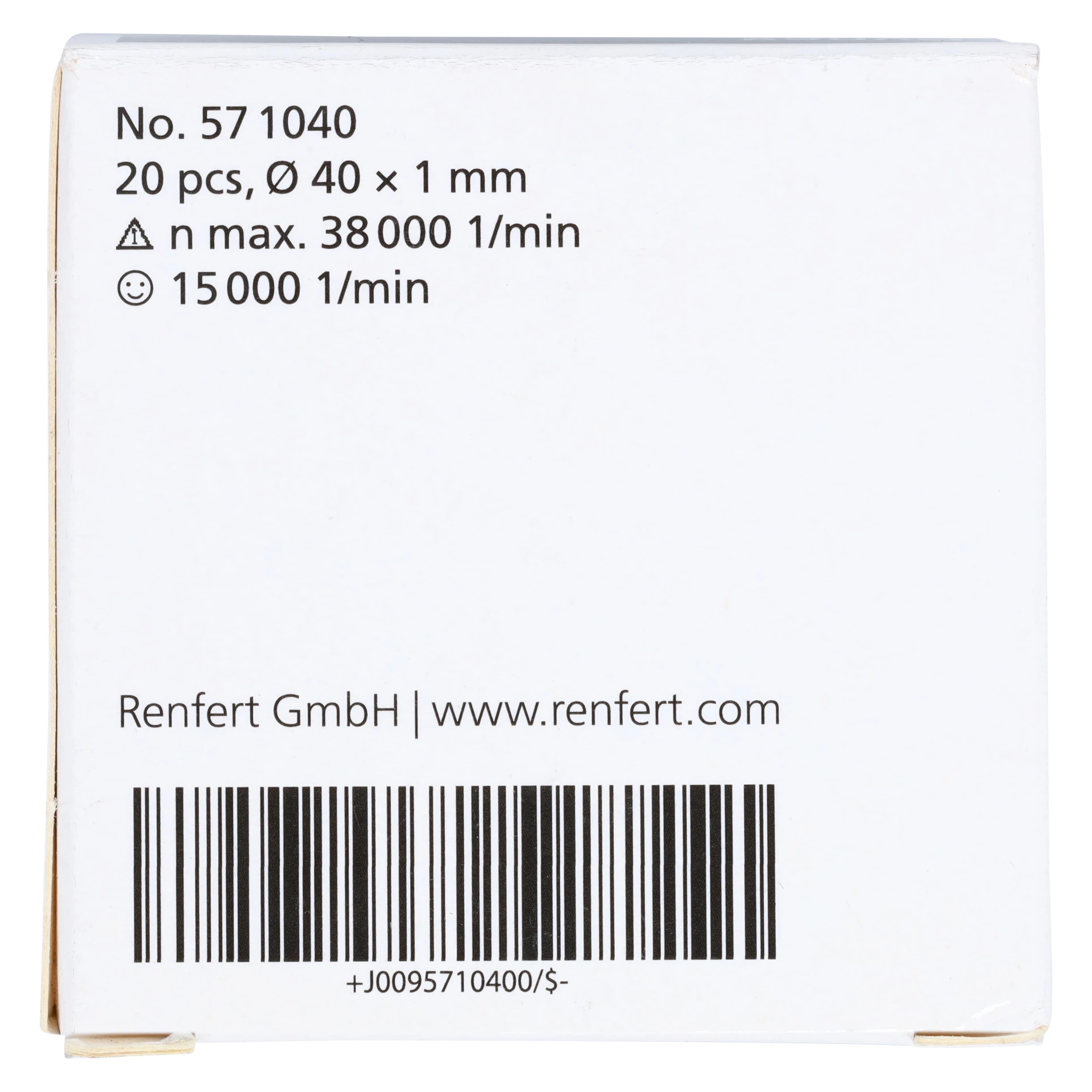 Renfert Dynex Separating Disc, 1 mm x 40 mm, Glass Fiber, for Alloy/Ceramic, 20/Package thumbnail 5