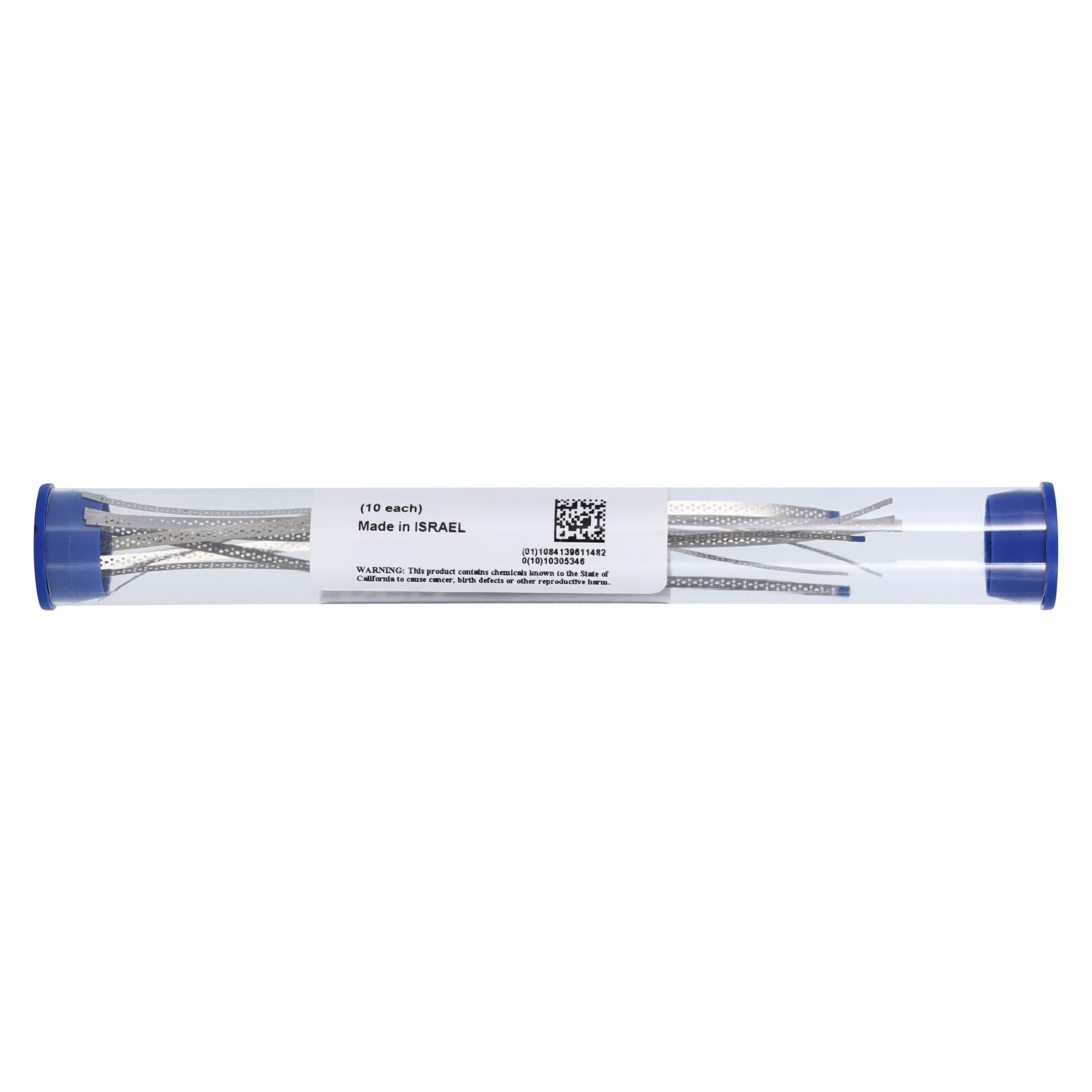 NTI Perforated Diamond Finishing Strips, Narrow, 2.5 mm, Medium Grit, Blue, 10/Pk, FSP2-M thumbnail 5