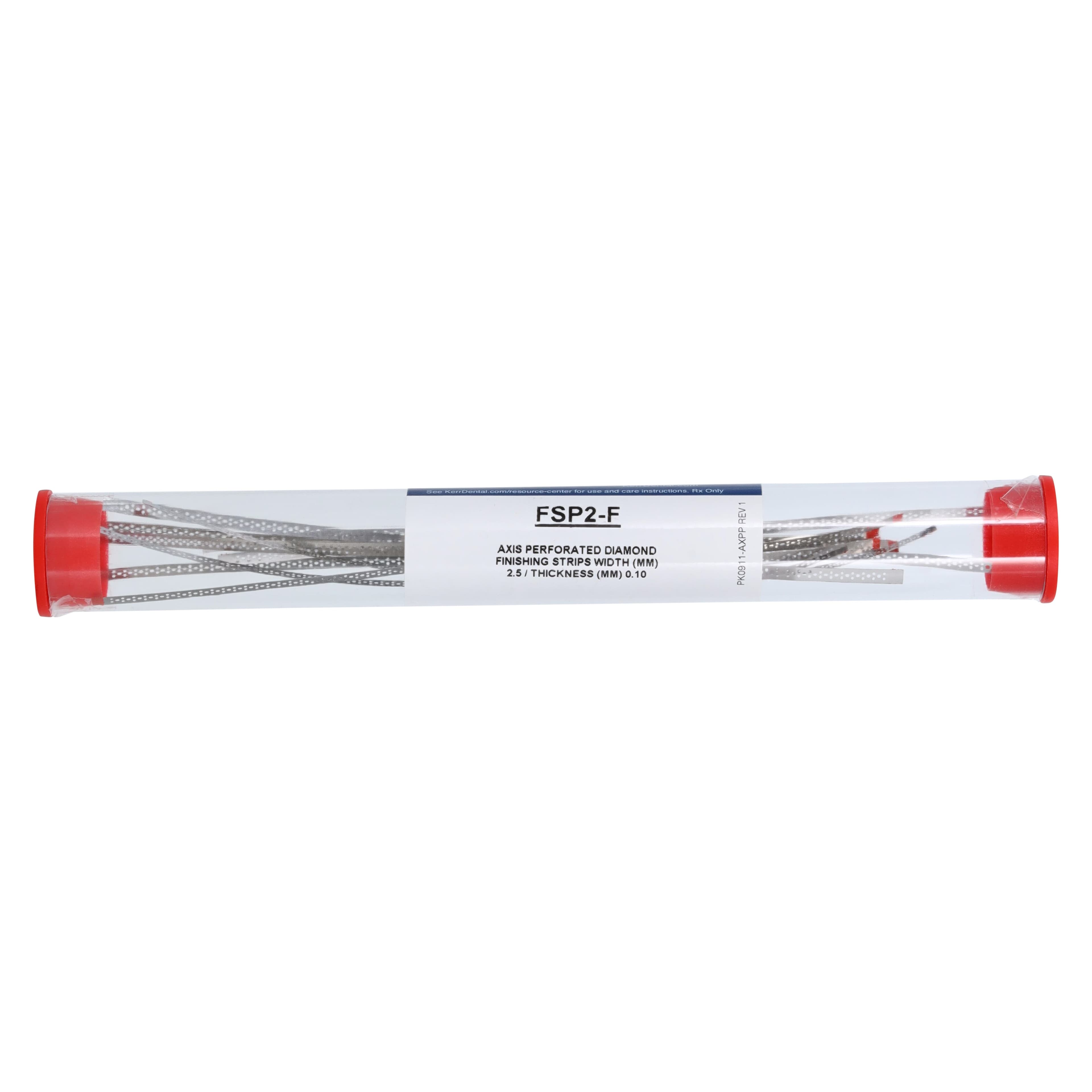 NTI Perforated Diamond Finishing Strips, Fine (Red), 2.5 mm Wide, 0.10 mm Thick, 150 mm Long, 10/Pkg, FSP2-F thumbnail 4