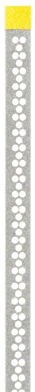 NTI Perforated Diamond Finishing Strips, Narrow, 2.5 mm, Superfine (Yellow), 10/Pk, FSP2-SF - NTI Perforated Diamond Finishing Strips, Narrow, 2.5 mm, Superfine, 10/Pk, FSP2-SF - Image 1