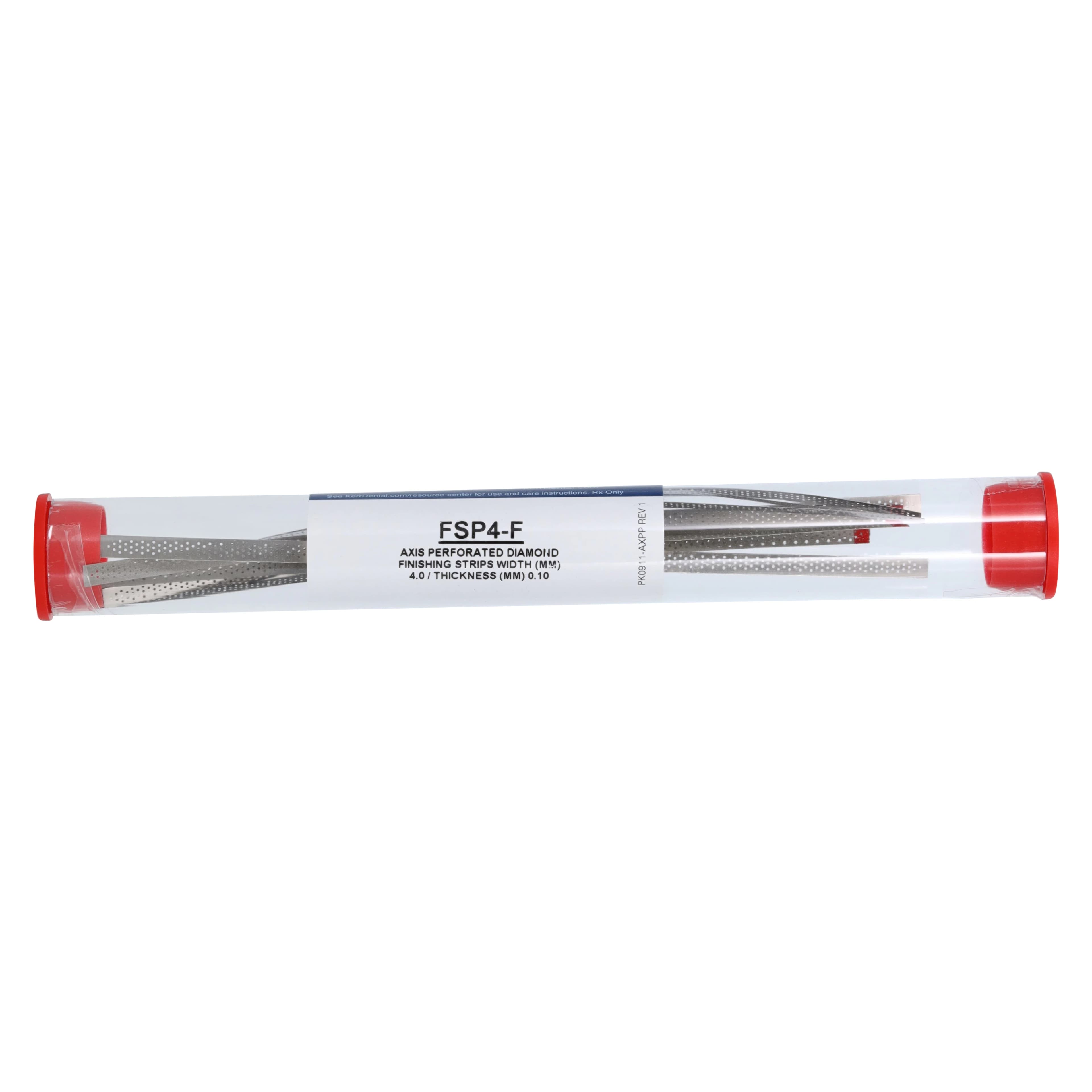 NTI Perforated Diamond Finishing Strips, Fine (Red), 4.0 mm Wide, 0.10 mm Thick, 150 mm Long, 10/Pkg, FSP4-F thumbnail 4